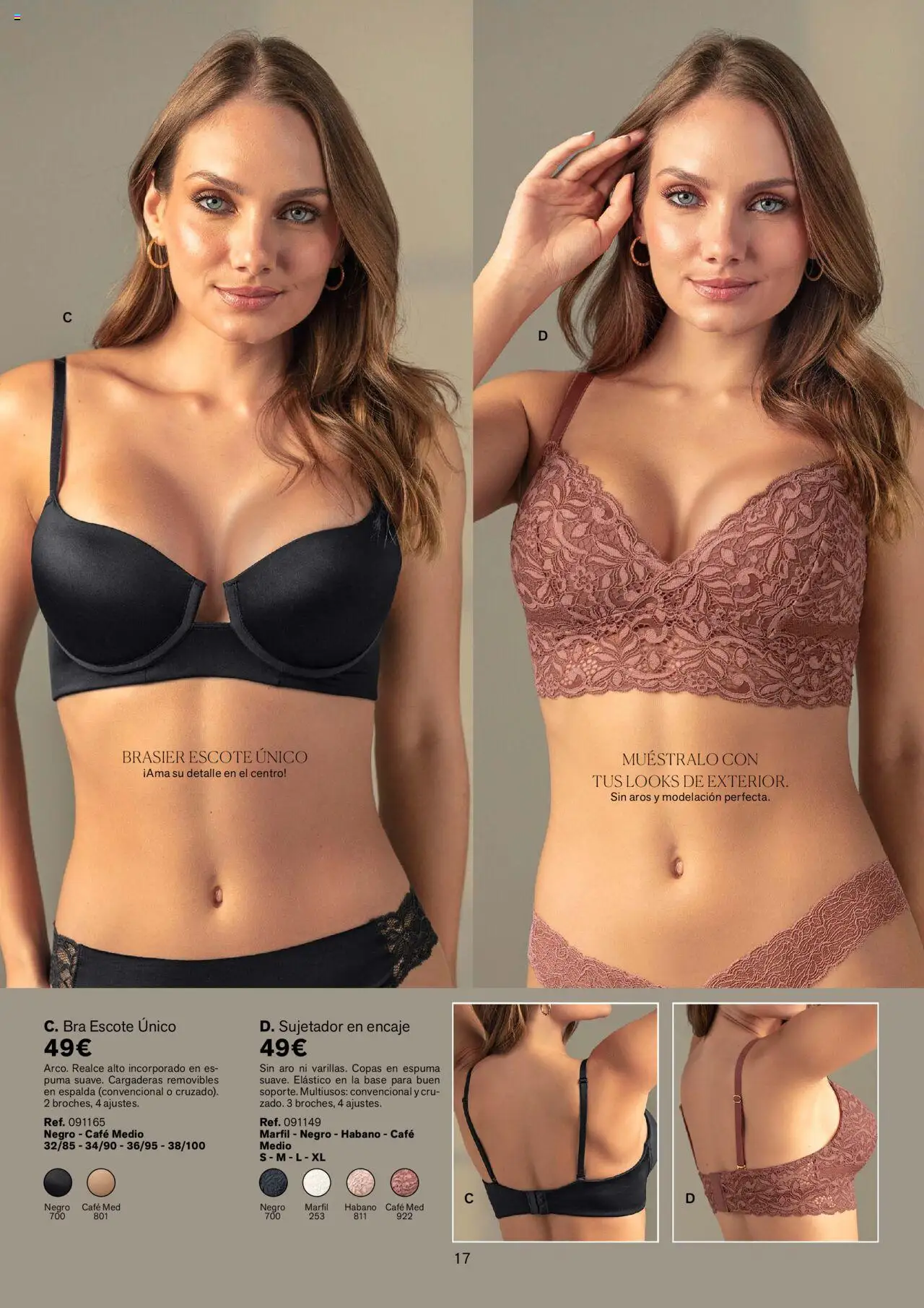 Leonisa folleto │ válido desde el 01.09.2025 | Página: 17 | Productos: Café, Sujetador en encaje