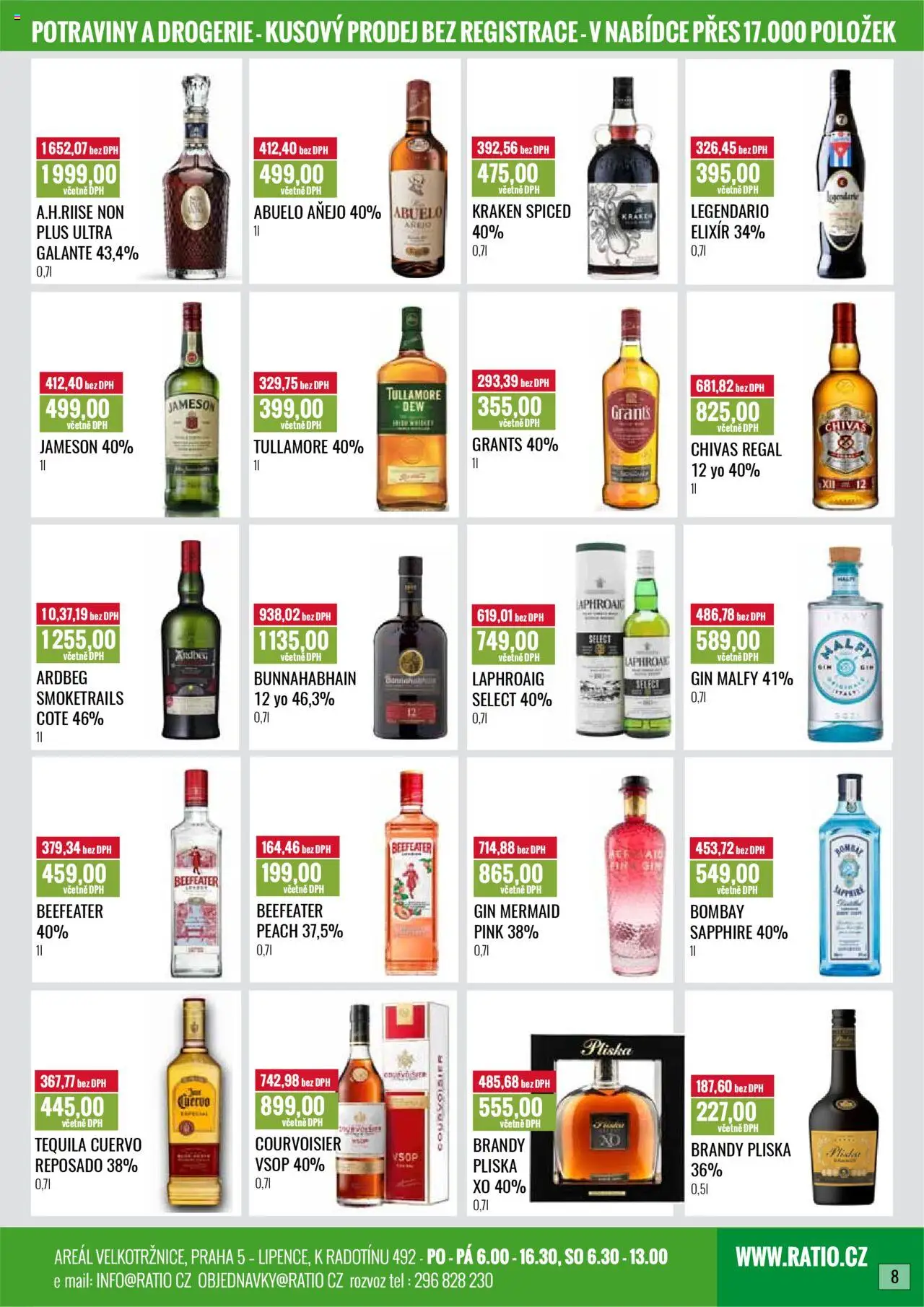 Ratio leták od 01.08.2025 | Strana: 9 | Produkty: Chivas, Jameson, Potraviny, Regál