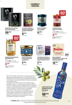 Vista previa El Corte Inglés ofertas válido desde el 26.02.2026 | Página: 19 | Productos: Aceite, Tomates, Paté, Aceite de oliva