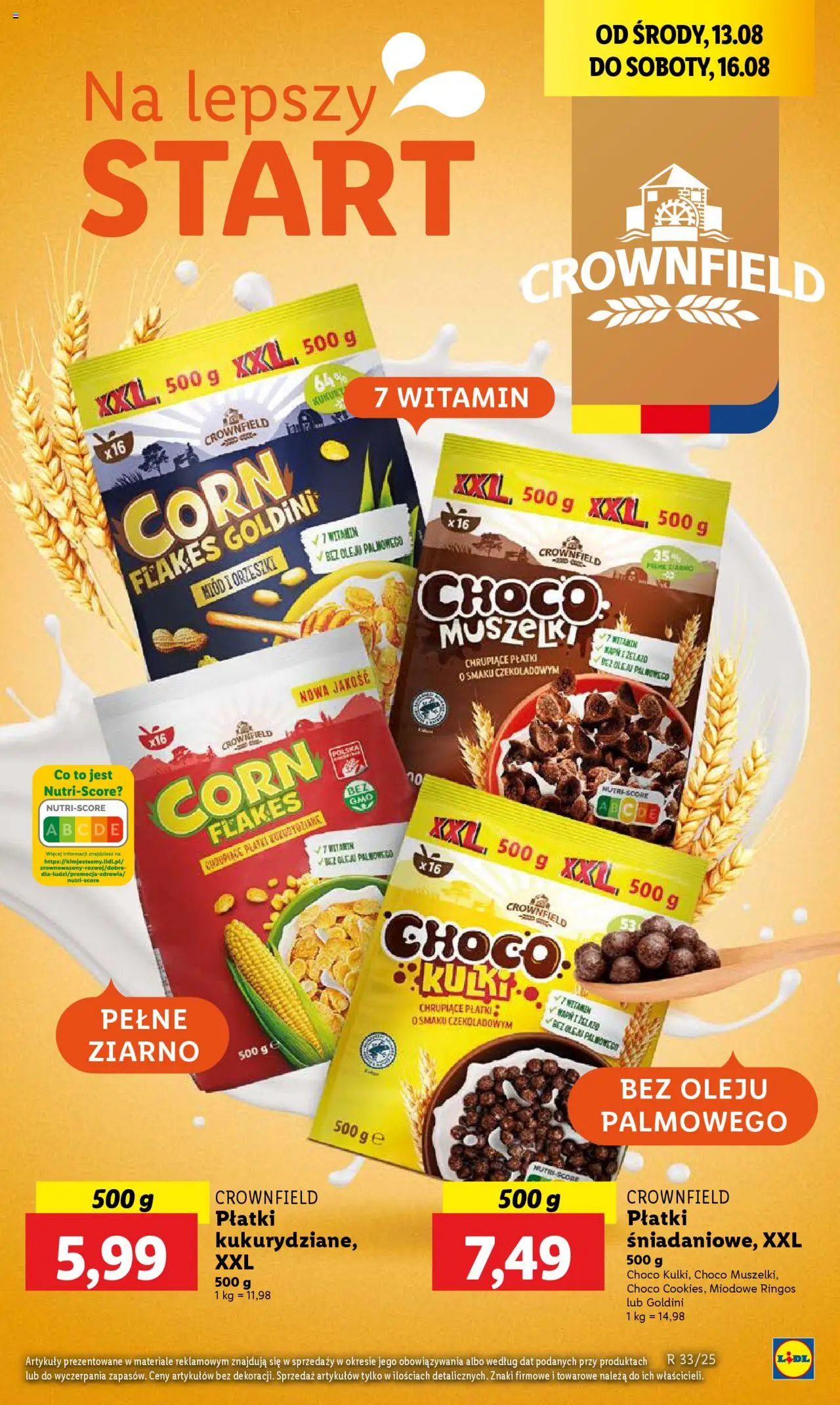 Lidl Gazetka od 13.08.2025 | Strona: 39 | Produkty: Miód, Płatki