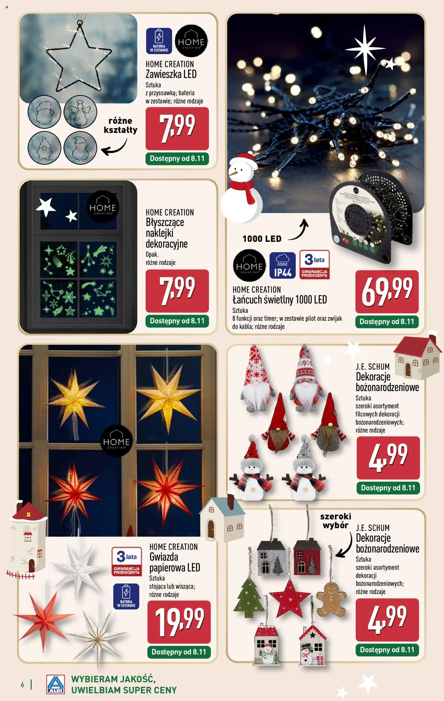 Aldi Gazetka - Katalog prezentowy od 03.11.2025 | Strona: 6 | Produkty: Bateria, Naklejki