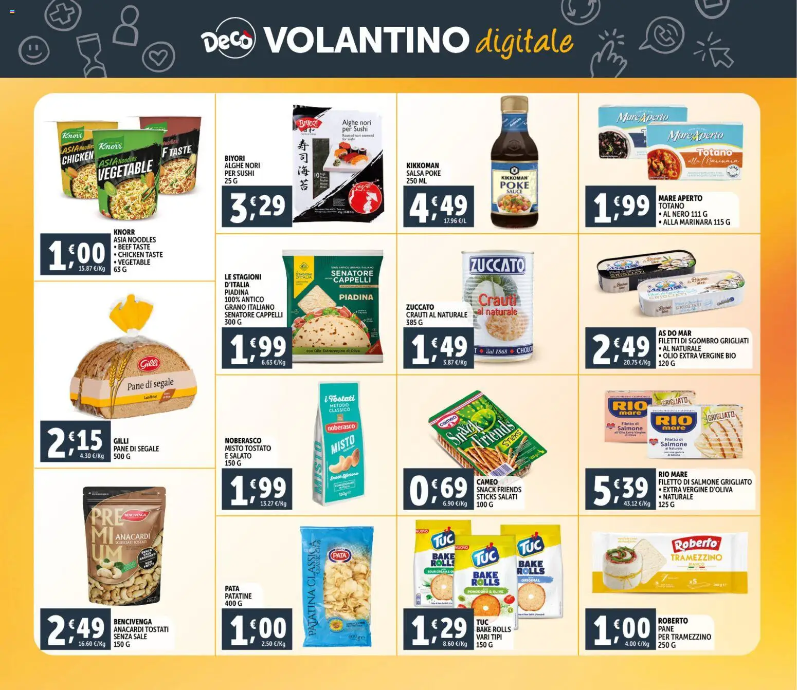 Volantino Decò del 30.01.2026 | Pagina: 26 | Prodotti: Olio, Olio extra vergine, Totano, Sgombro
