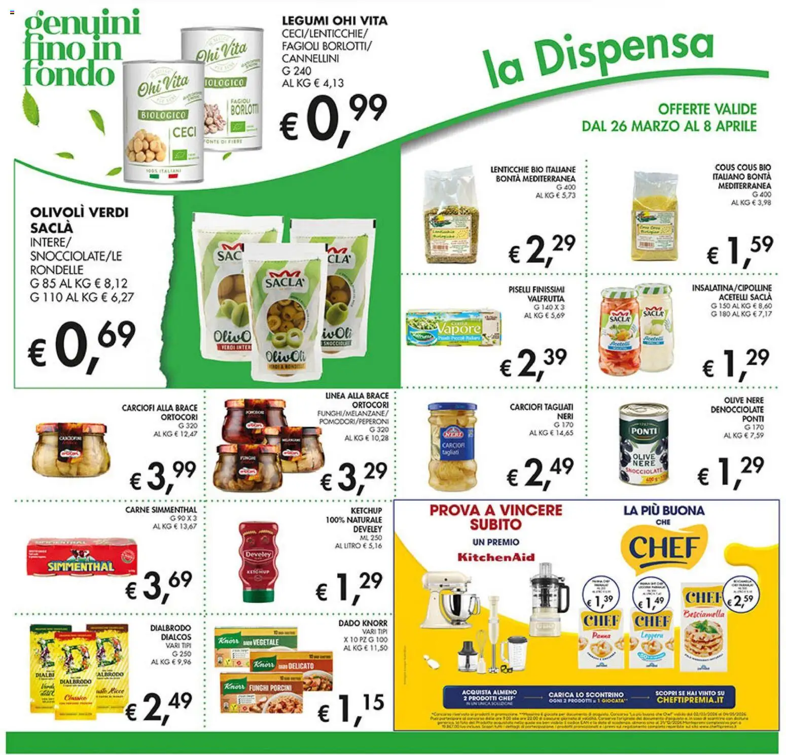 Volantino Coal del 26.03.2026 | Pagina: 22 | Prodotti: Legumi, Fagioli, Olive, Funghi