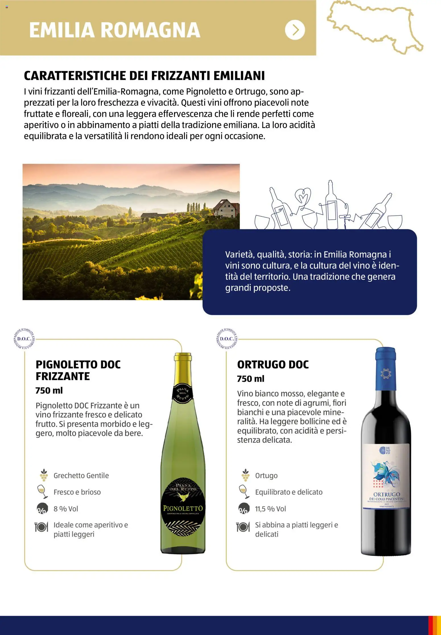Volantino Aldi del 12.01.2026 | Pagina: 54 | Prodotti: Vino, Vino bianco, Aperitivo