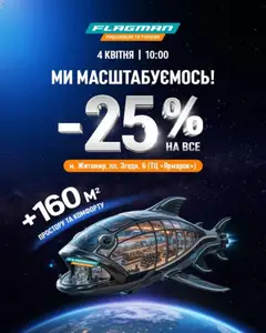 Flagman акції дійснийкції з 02.04.2026