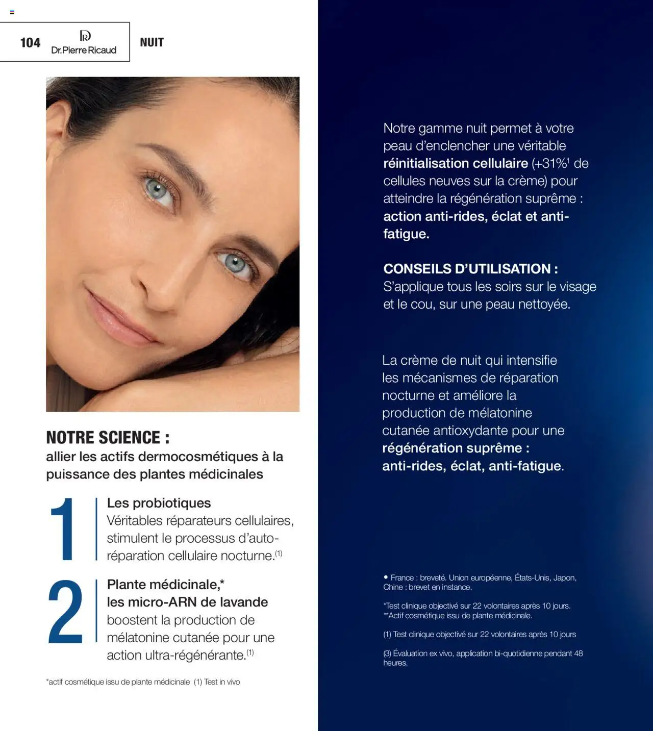  | Page: 104 | Produits: Lavande, Plantes, Crème de nuit, Crème