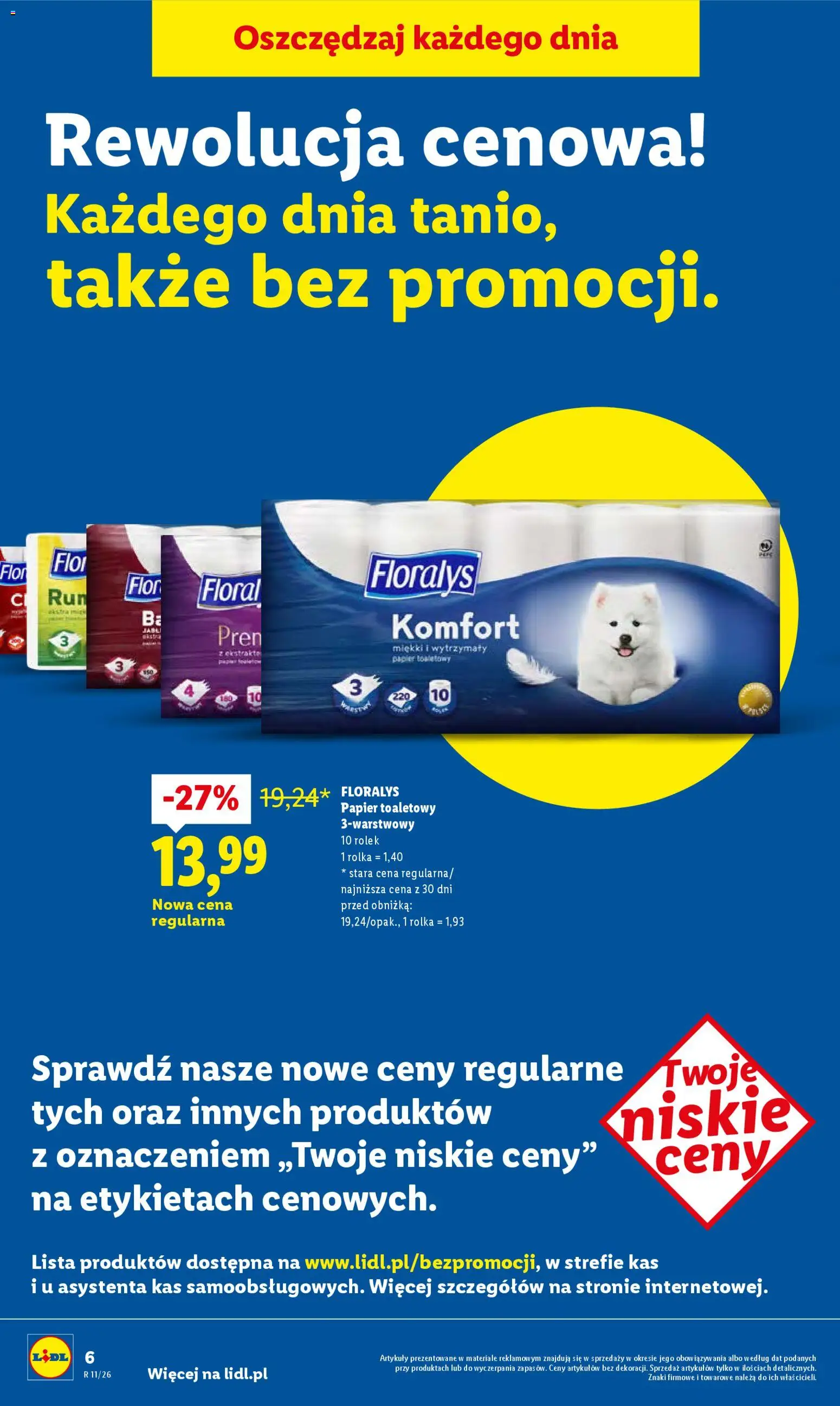 Lidl gazetka od 09.03.2026 | Strona: 6 | Produkty: Papier toaletowy