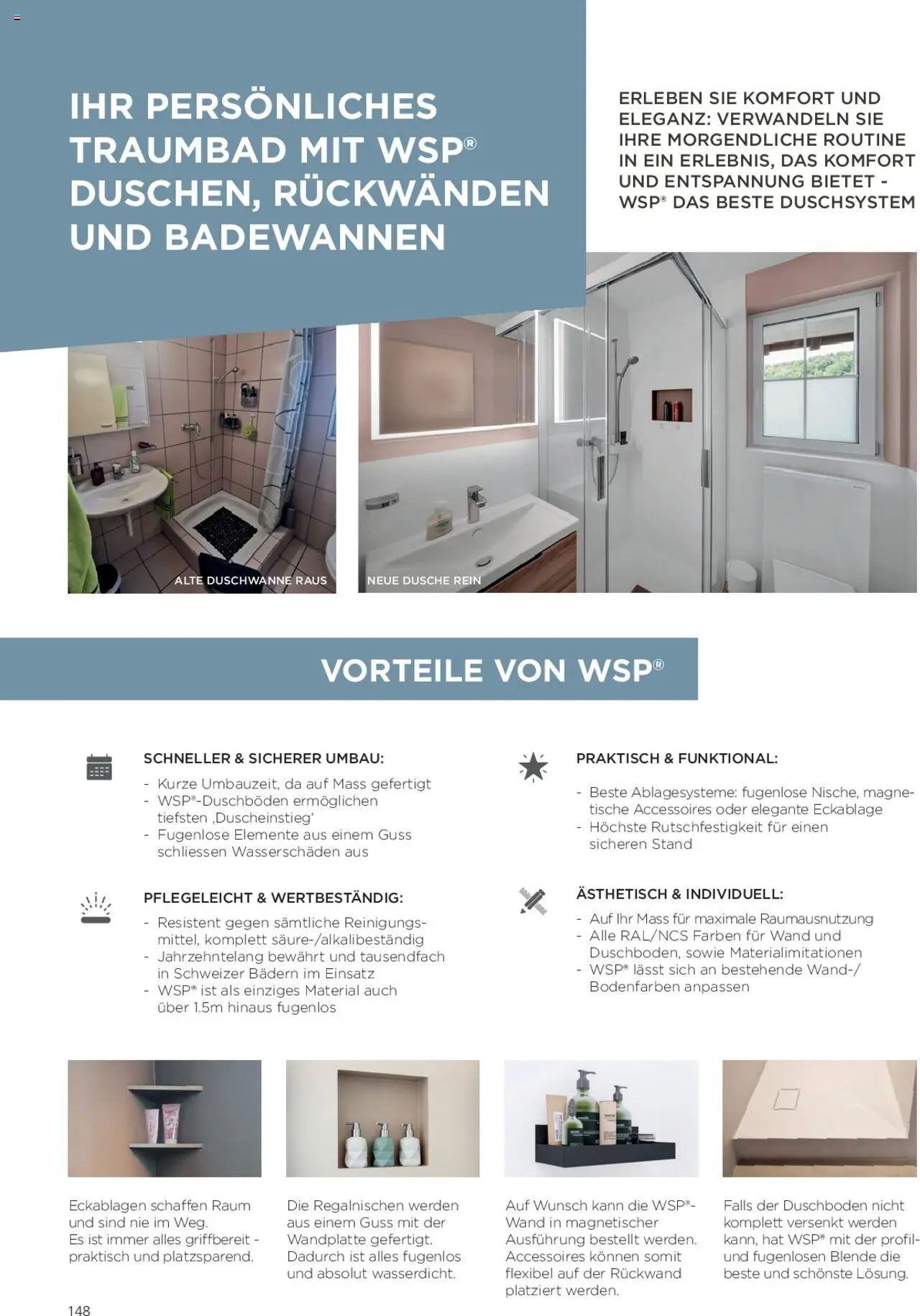 Fust Badezimmermagazin ab 05.05.2025 | Seite: 148 | Produkte: Dusche