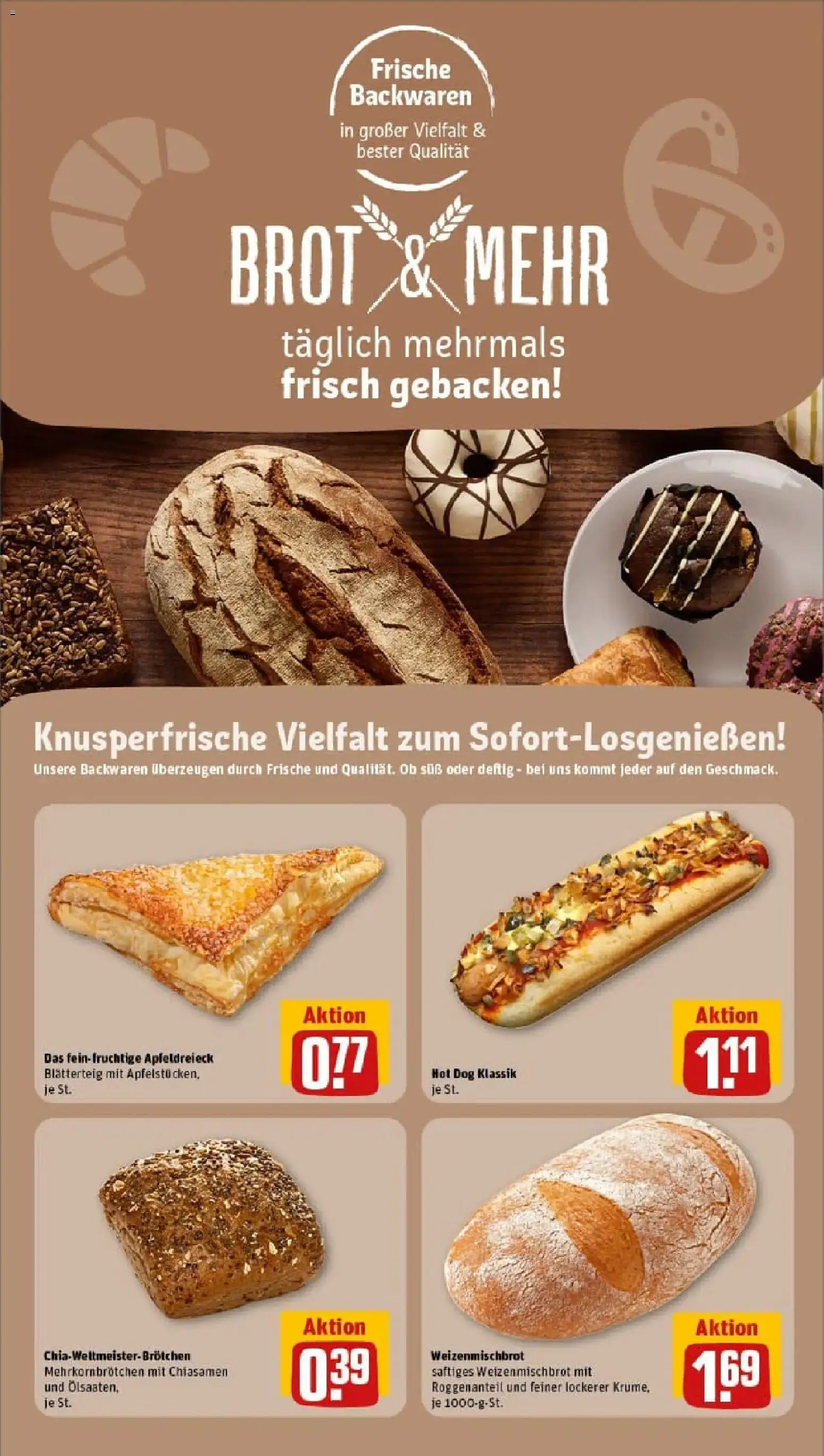 Rewe prospekt Duisburg / Duissern	 – gültig ab 26.01.2026 | Seite: 26 | Produkte: Apple, Brot