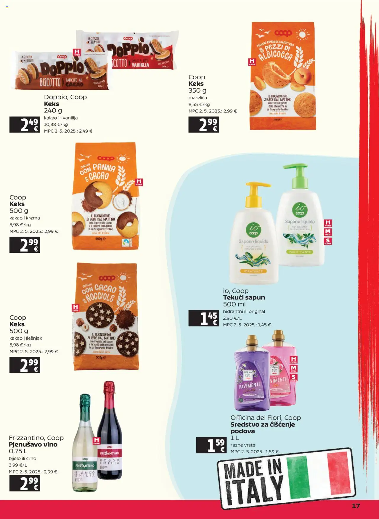 Tommy katalog | vrijedi od 21.08.2025 | Stranica: 17 | Proizvodi: Vino, Keks, Krema, Kakao