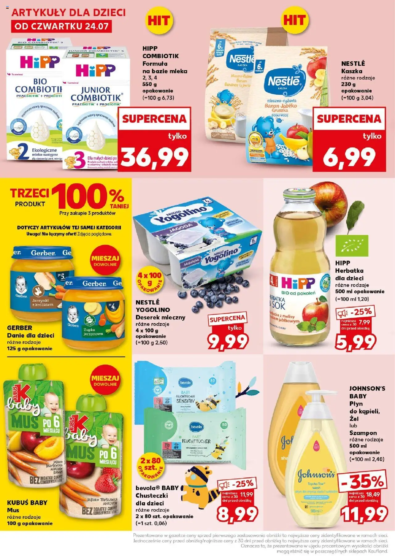 Kaufland gazetka - Super Sobota od 26.07.2025 | Strona: 22 | Produkty: Brzoskwinia, Mleka, Szampon, Banan