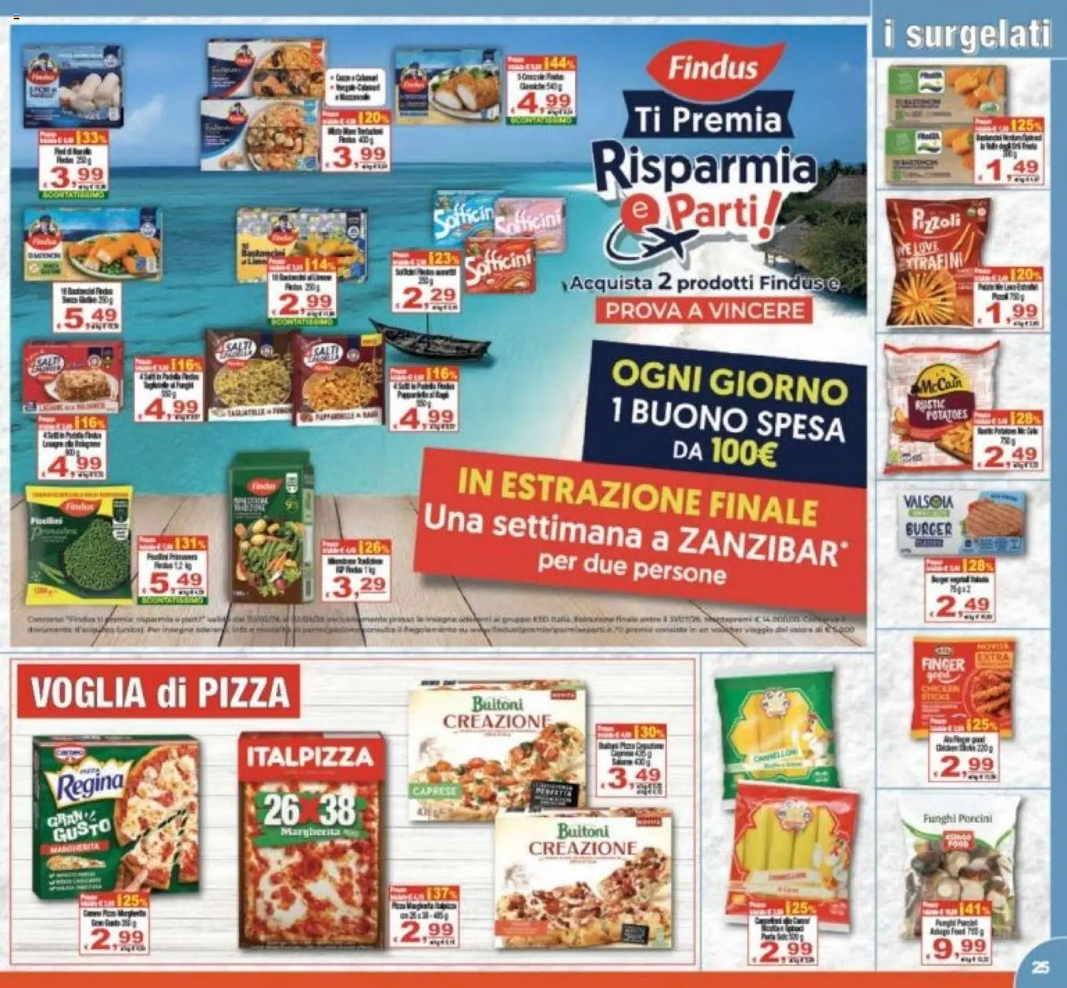 Volantino CTS del 27.03.2026 | Pagina: 25 | Prodotti: Pizza, Funghi