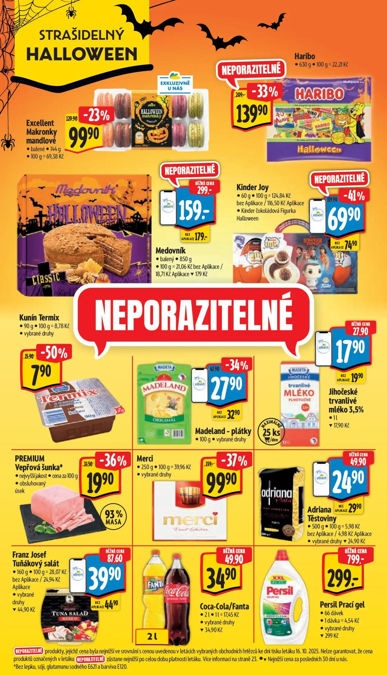 Albert leták - Supermarket od 22.10.2025 | Strana: 8 | Produkty: Prací gel, Makronky, Fanta, Cola