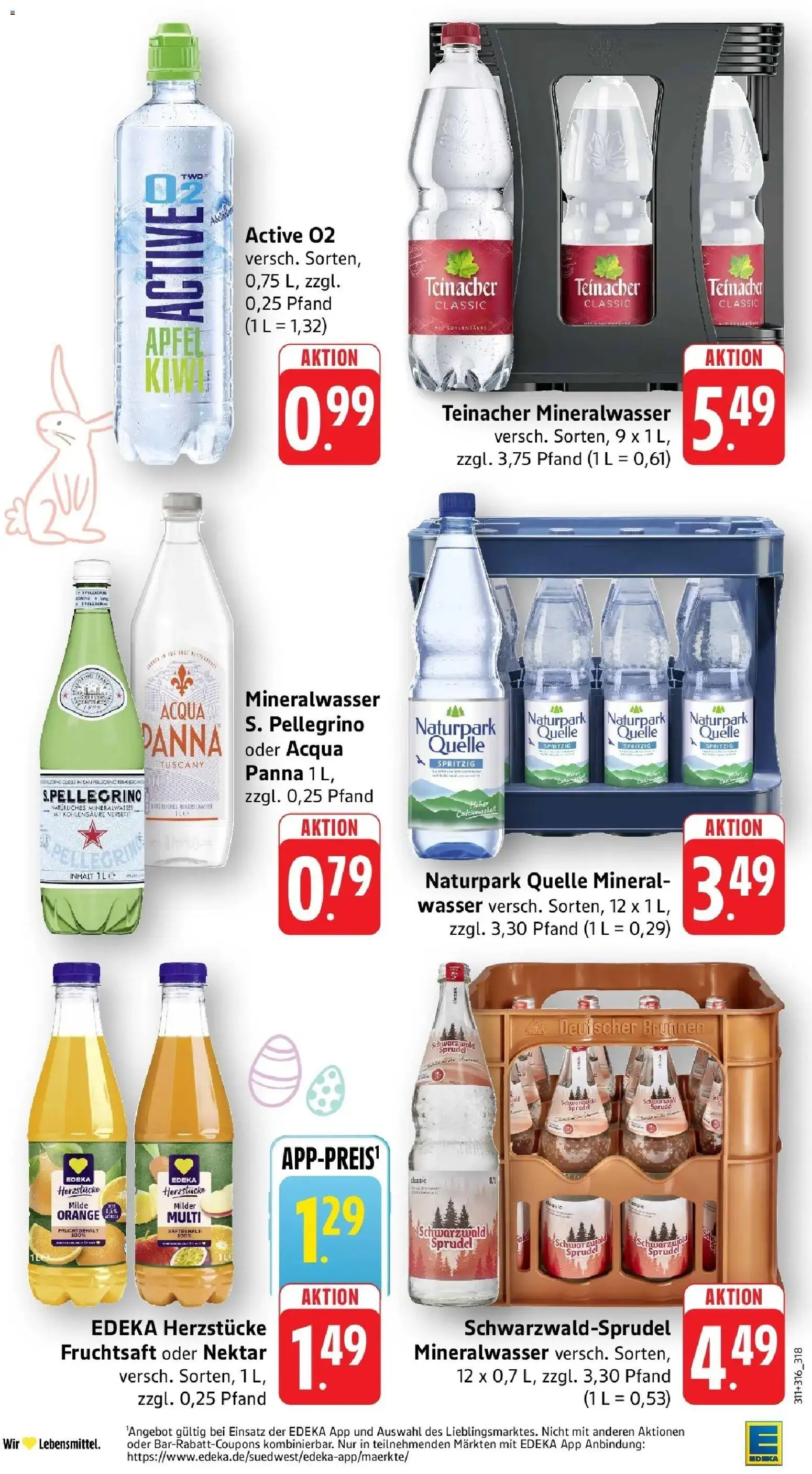 E center Prospekt Laupheim	 – gültig ab 22.03.2026 | Seite: 33 | Produkte: Äpfel, Mineralwasser, Wasser, Fruchtsaft