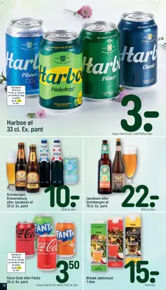Coca-Cola eller Fanta, 33 cl. Ex. pant gyldig fra 15.03.2026 | Side: 12