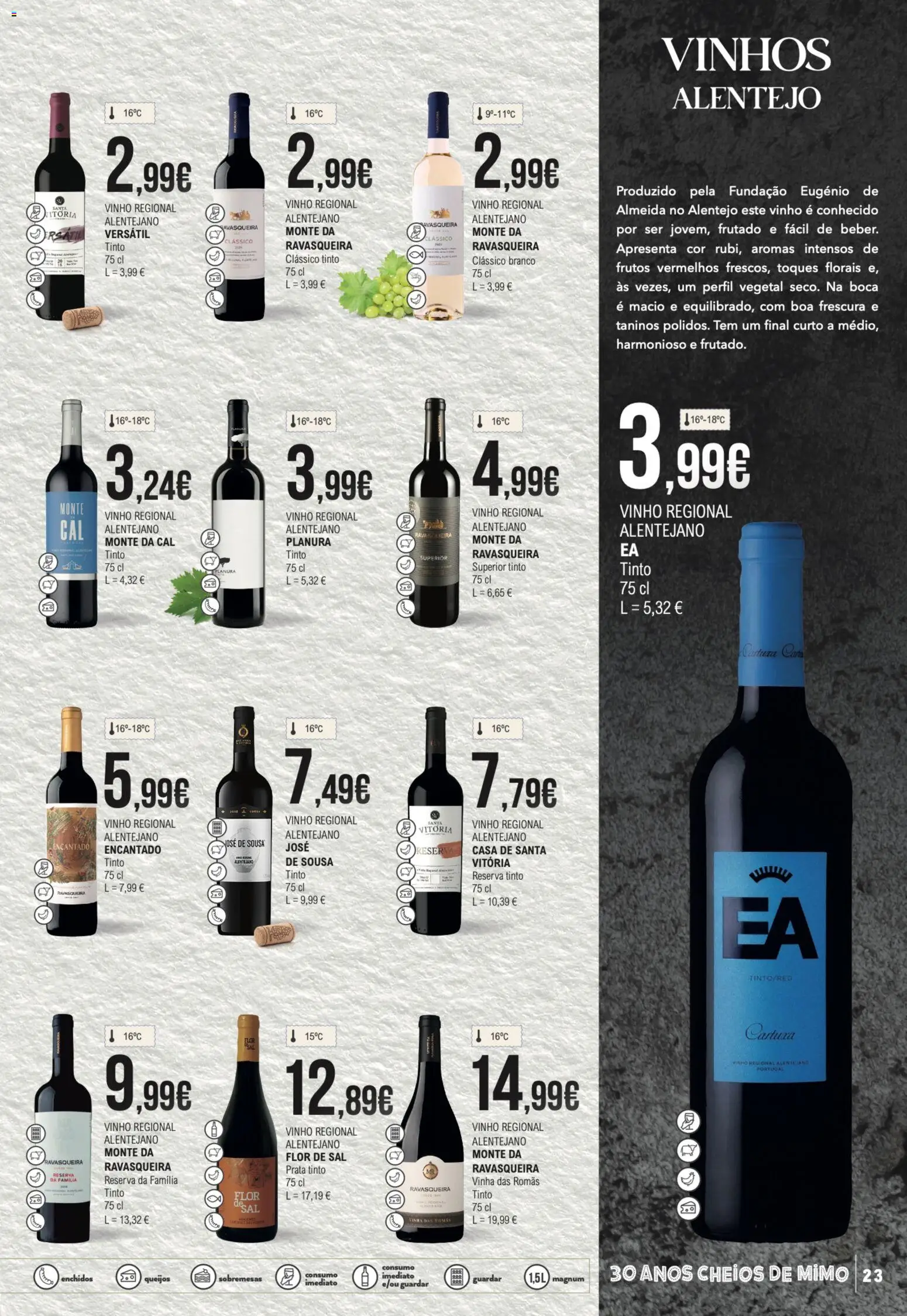 E.Leclerc folheto Queijos, Enchidos e Vinhos │ válido de 10.02.2026 | Página: 23