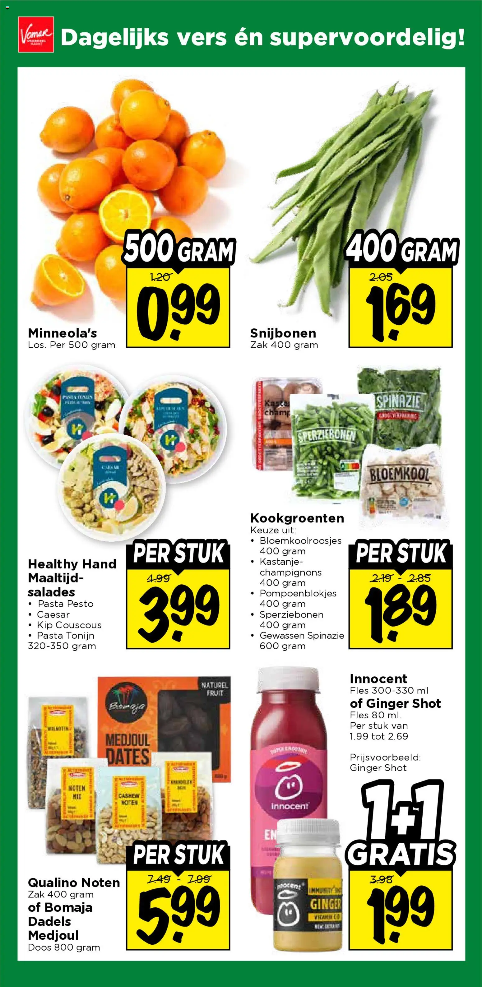 {H1} | Pagina: 18 | Producten: Pasta, Noten, Salades, Fruit