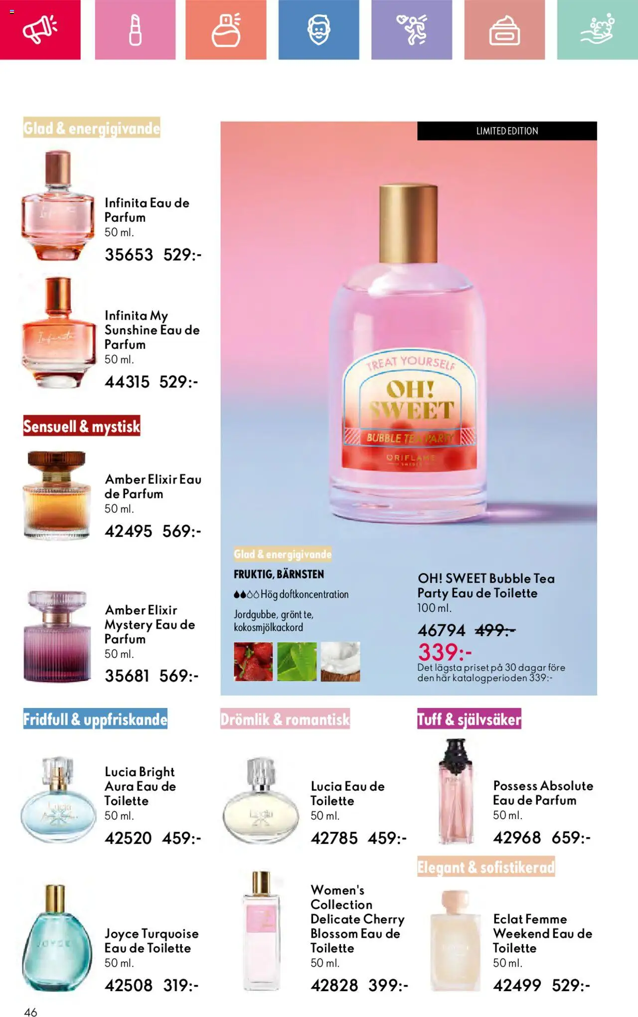 Oriflame reklamblad aktuell från 03.08.2025 | Sida: 46 | Produkter: Eau de toilette