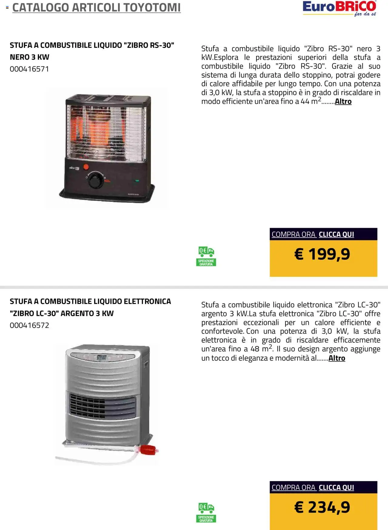 Volantino Eurobrico del 23.07.2025 | Pagina: 3 | Prodotti: Stufa