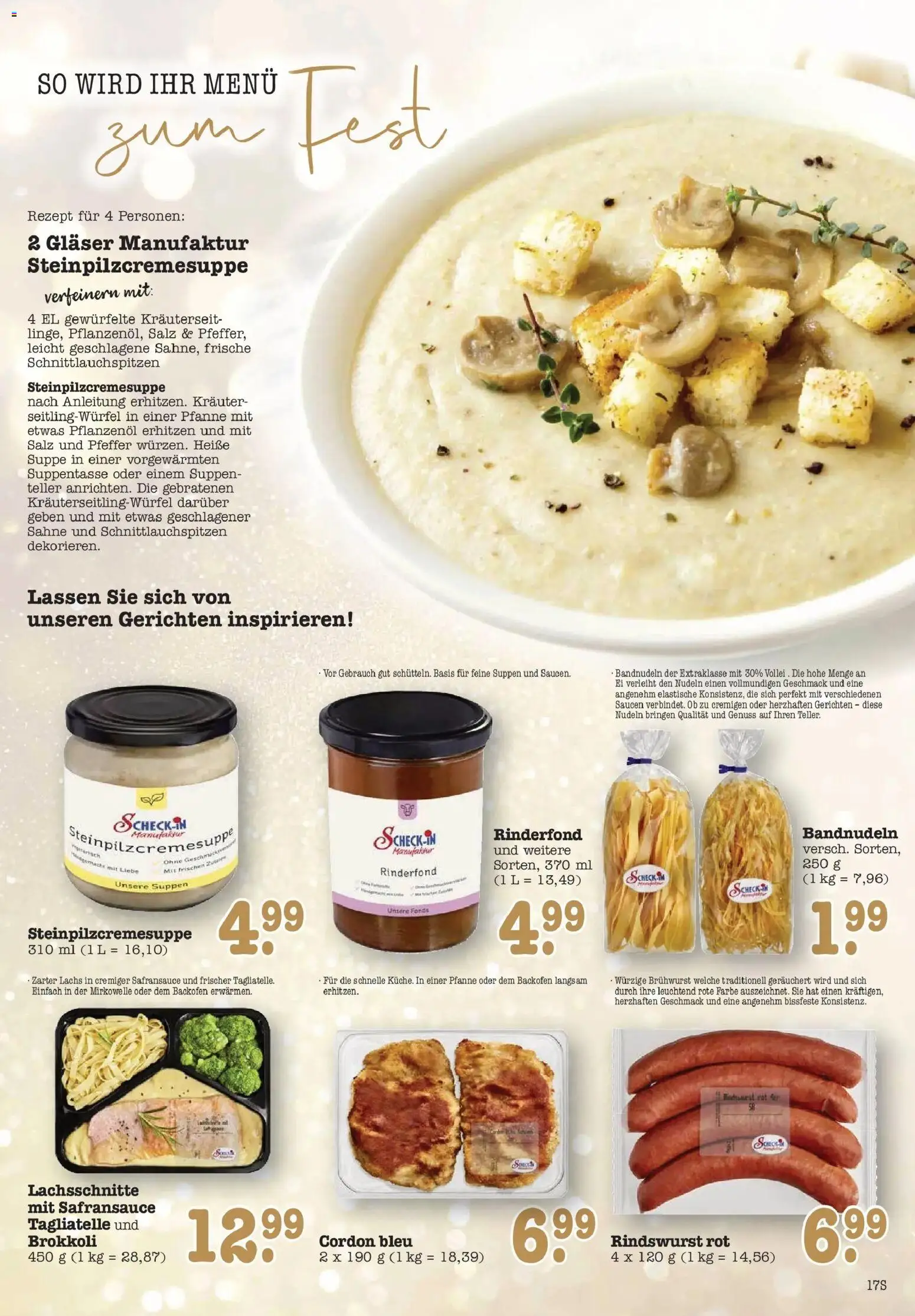 Edeka prospekt Wörth Am Rhein	 – gültig ab 14.12.2025 | Seite: 17 | Produkte: Lachs, Pfeffer, Nudeln, Sahne