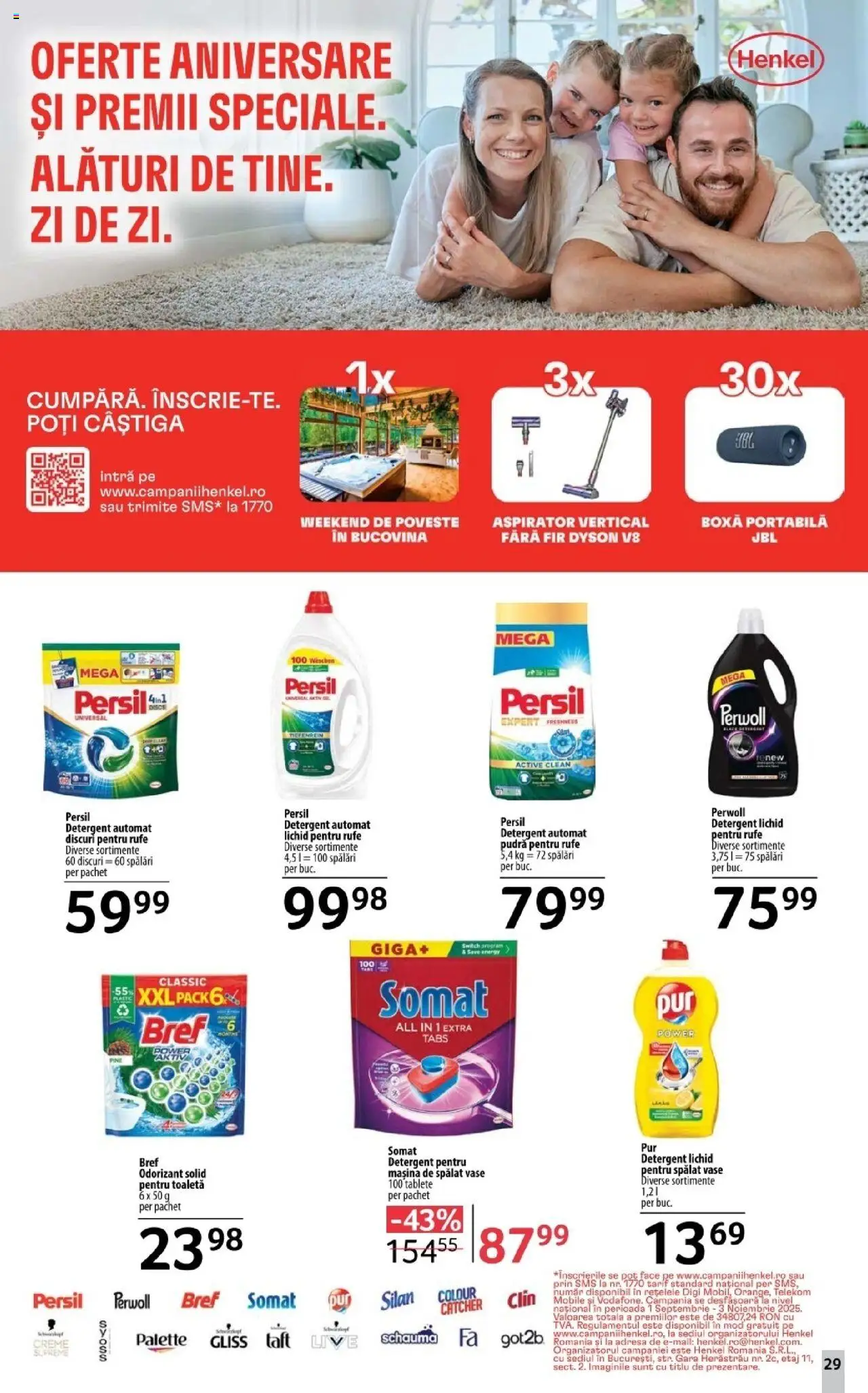 Noul catalog Selgros – valabil de la 17.10.2025 | Pagină: 29 | Produse: Mașină De Spălat, Kedi Ödül Oyuncakları, Toaletă, Detergent