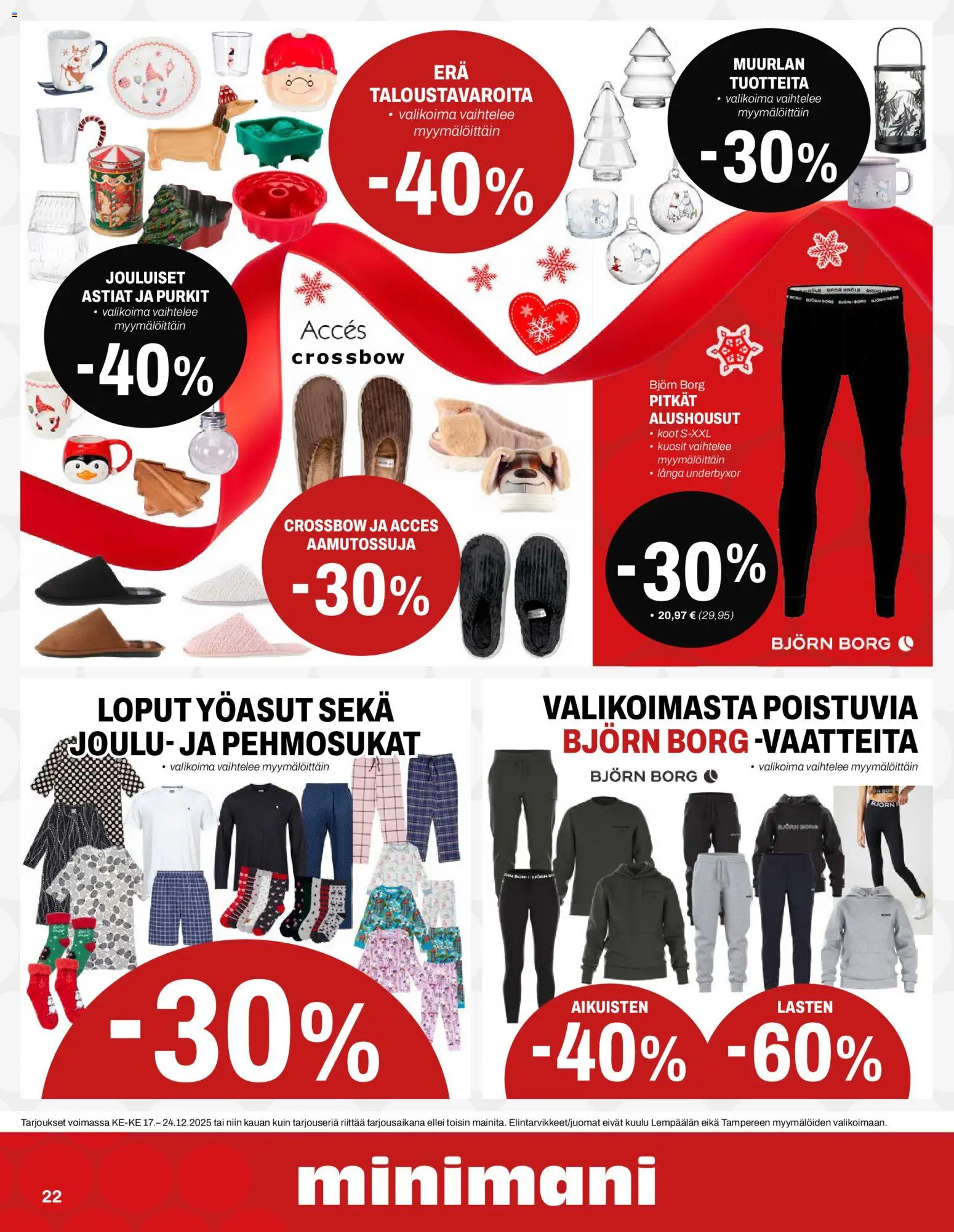 Minimani tarjoukset – voimassa 17.12.2025 alkaen | Sivu: 22 | Tuotteet: Alushousut