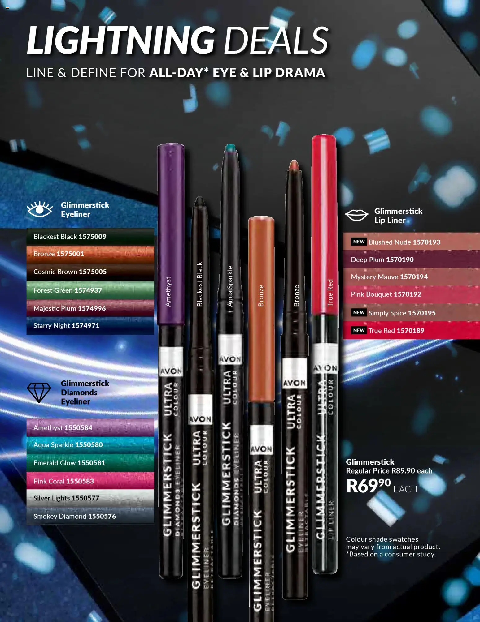 New Avon catalogue – valid from 01.12.2025 | Page: 30 | Products: Lip liner, Eyeliner