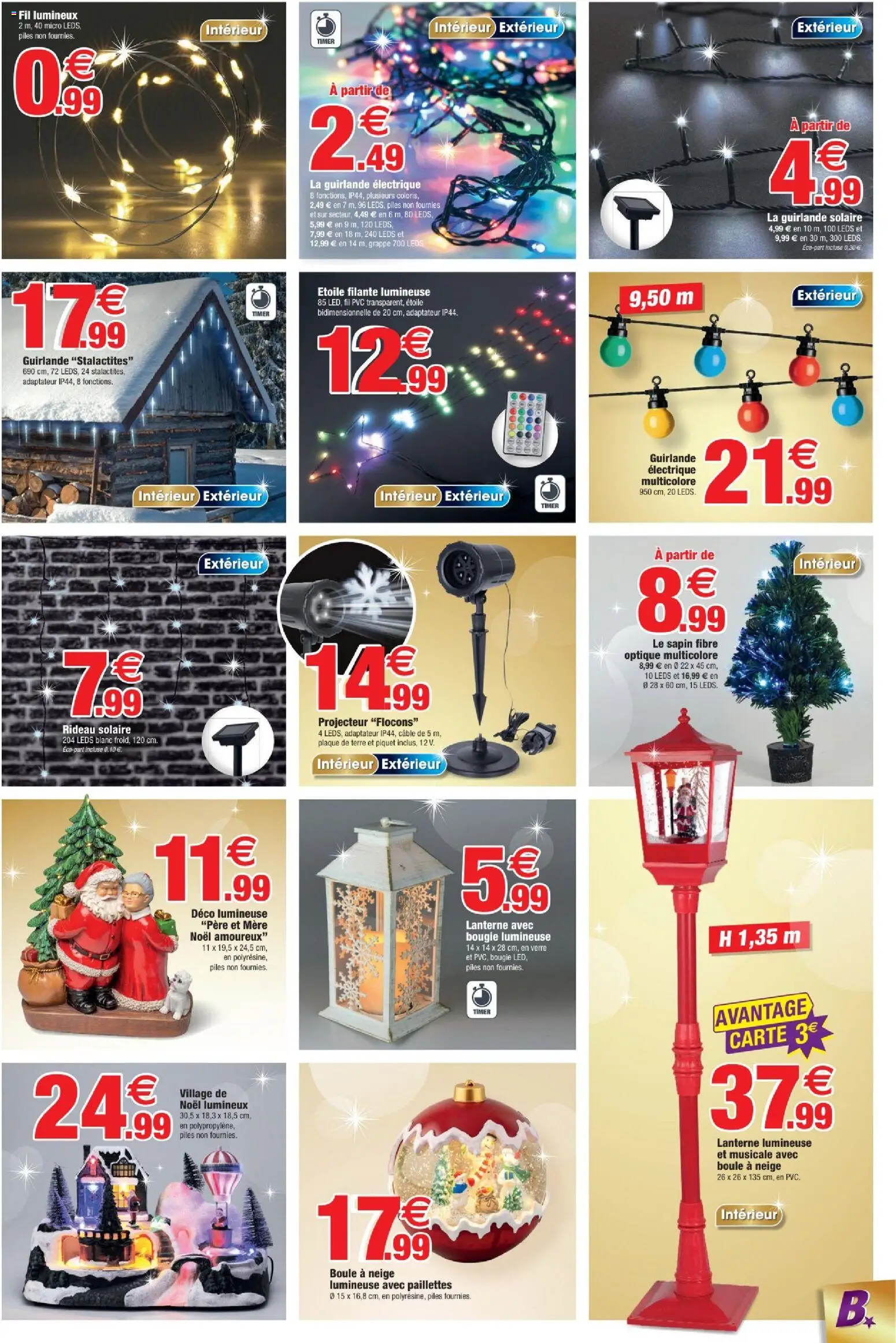 {H1} | Page: 7 | Produits: Flocons, Adaptateur, Piles, Rideau