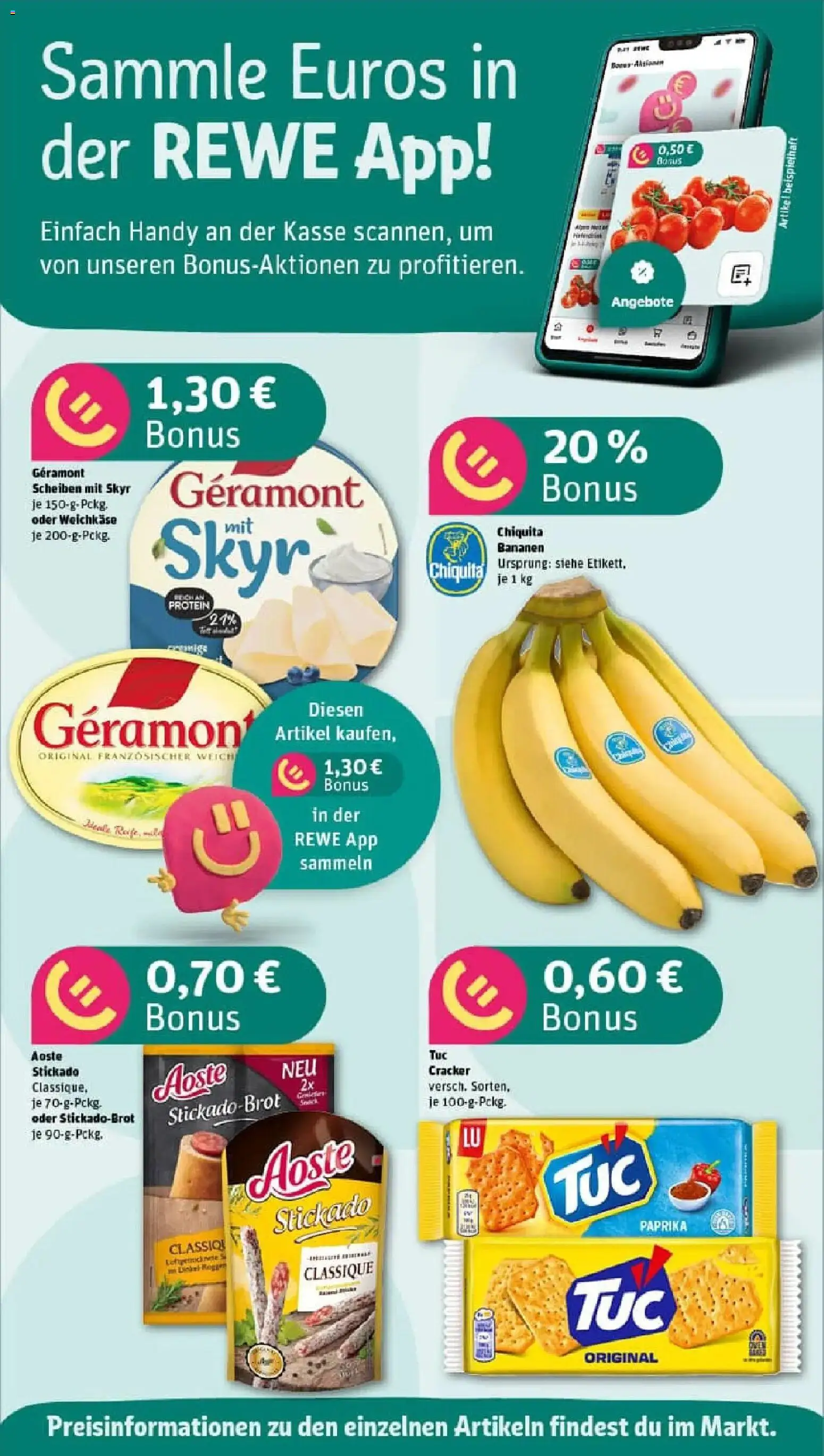 Rewe prospekt Frankfurt / Kalbach	 – gültig ab 22.12.2025 | Seite: 6 | Produkte: Geramont, Bananen, Skyr, Paprika