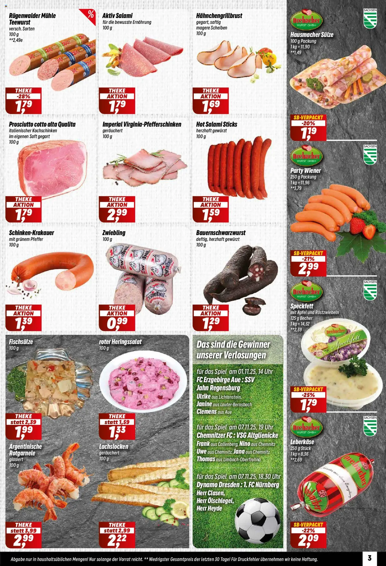 Simmel Prospekt 	 – gültig ab 10.11.2025 | Seite: 3 | Produkte: Äpfel, Salami, Saft, Uhr