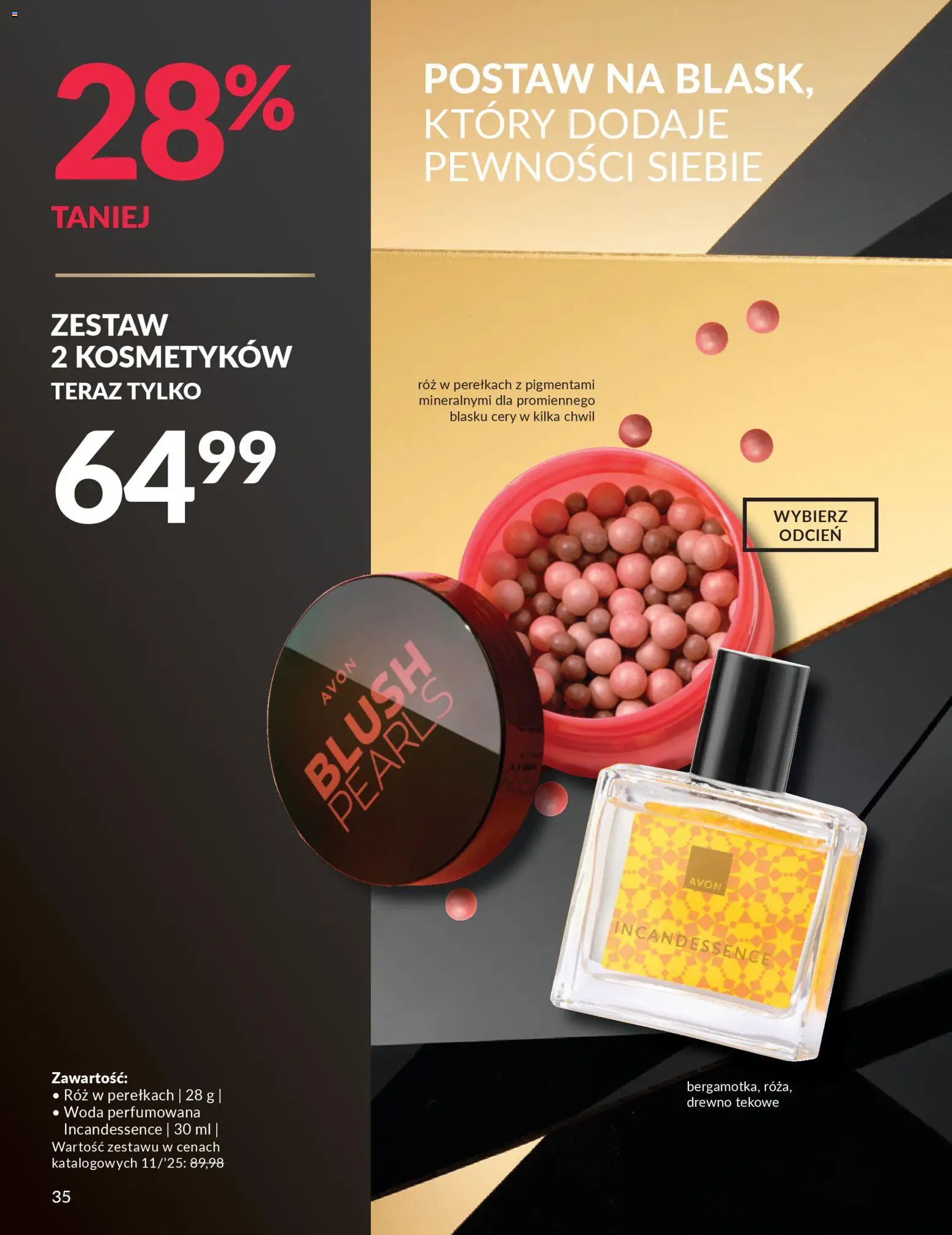 Avon Black Friday od 13.11.2025 | Strona: 35 | Produkty: Róż, Woda