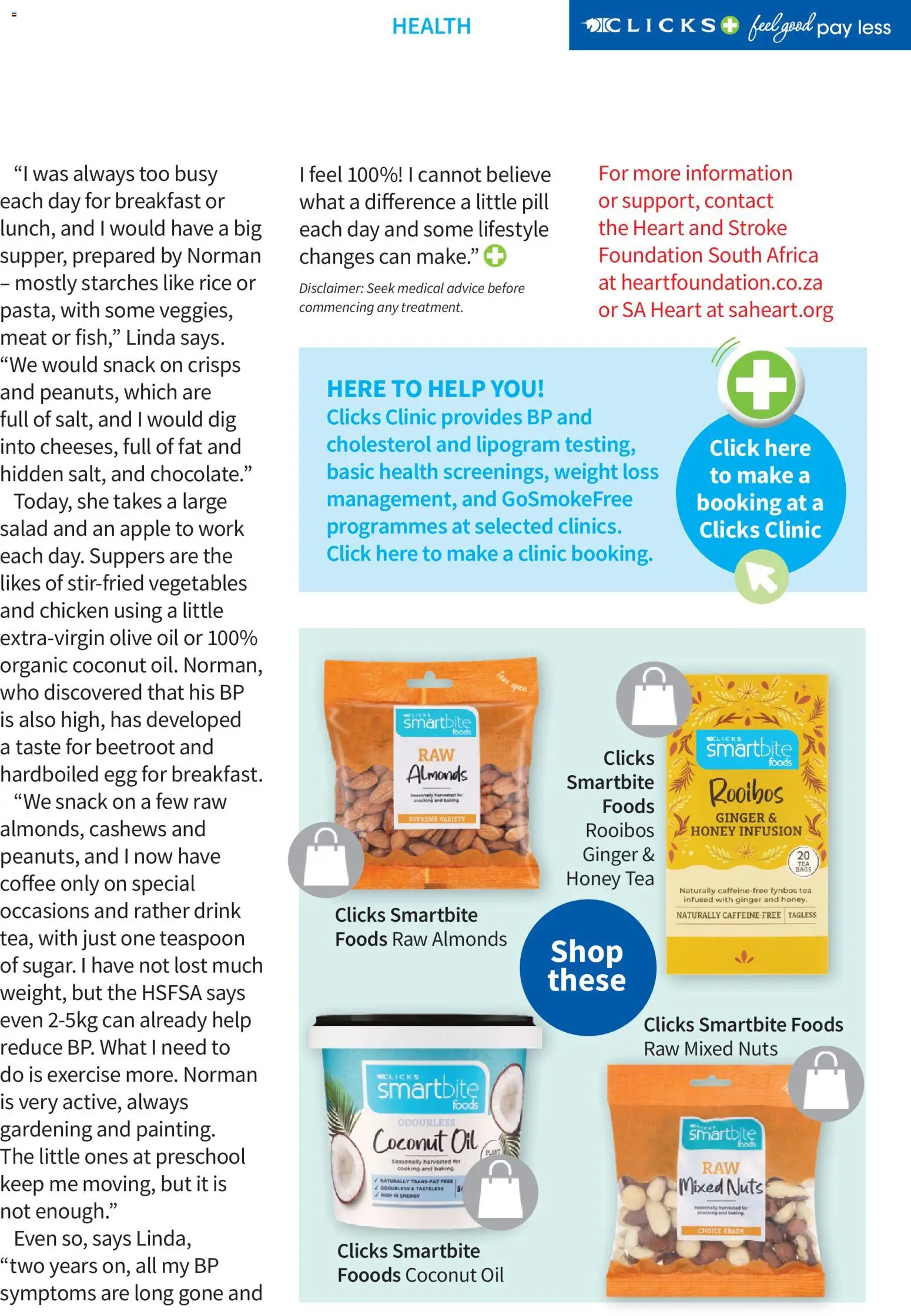 New Clicks catalogue – valid from 01.04.2026 | Page: 75 | Products: Oil, Chicken, Tea, Salad