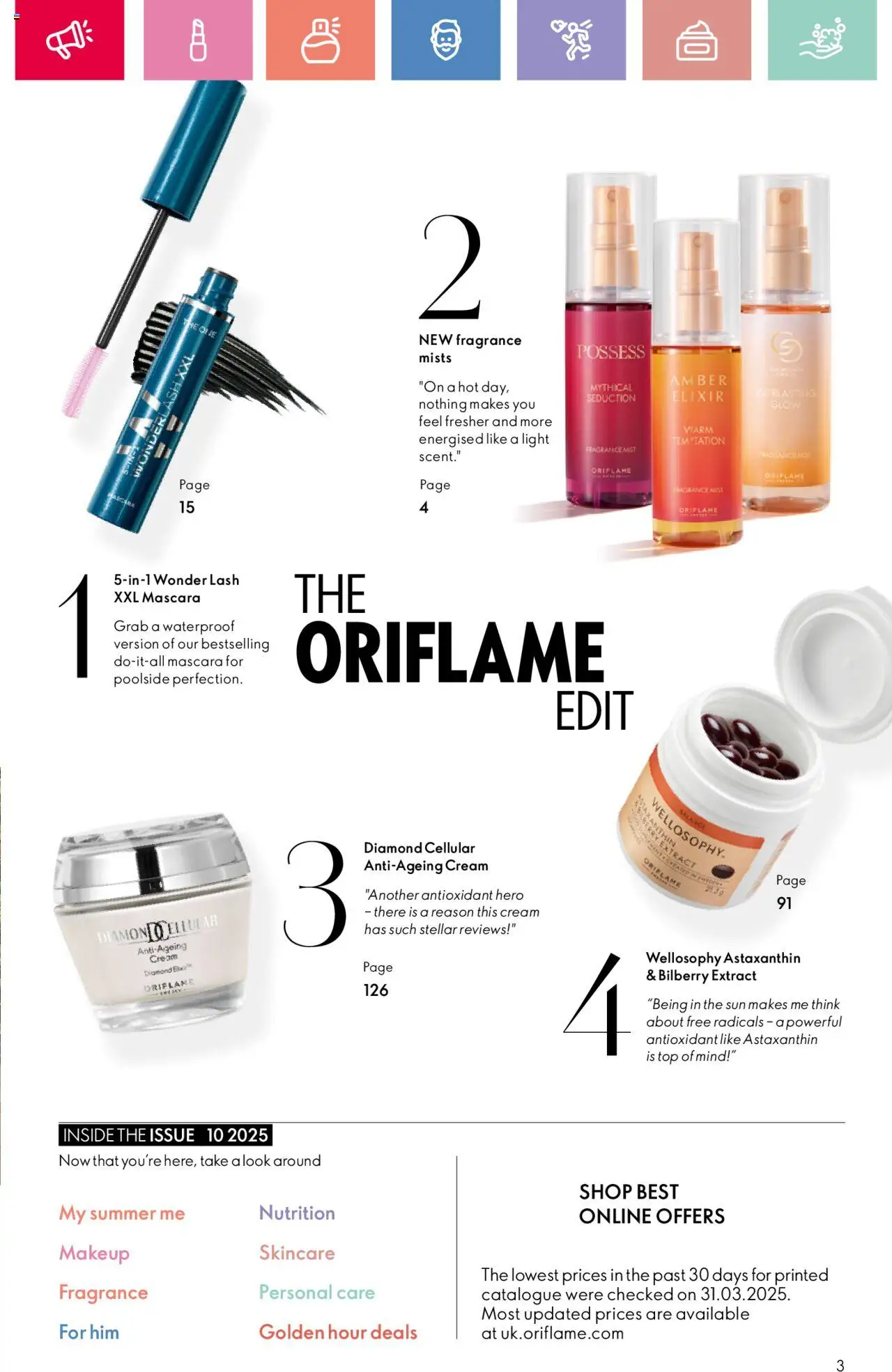  | Page: 3 | Products: Fragrance, Mascara, Cream