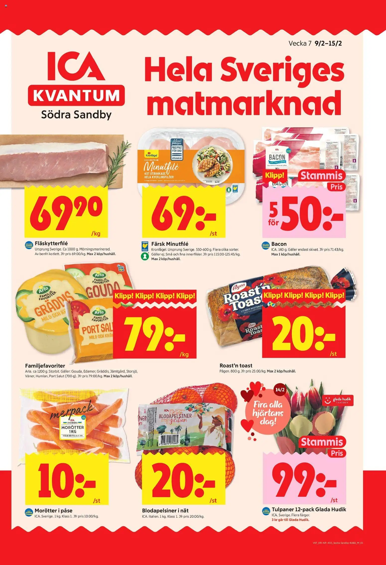 ICA Kvantum reklamblad aktuell från 09.02.2026 | Sida: 1