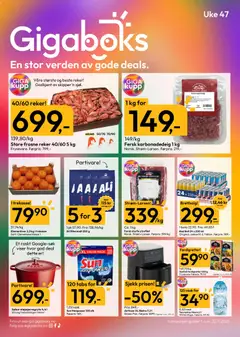 Forhåndsvisning av Gigaboks kundeavis gyldig fra 17.11.2025