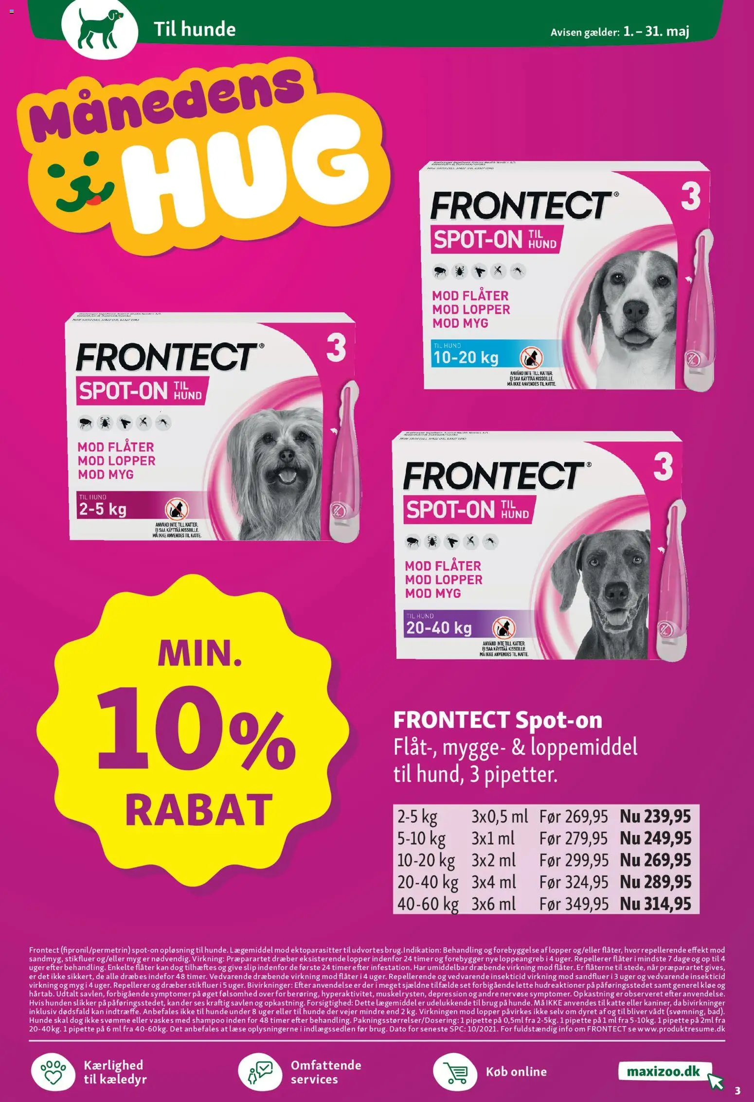 Maxi Zoo tilbudsavis – gyldig fra 01.05.2026 | Side: 3 | Produkter: Shampoo