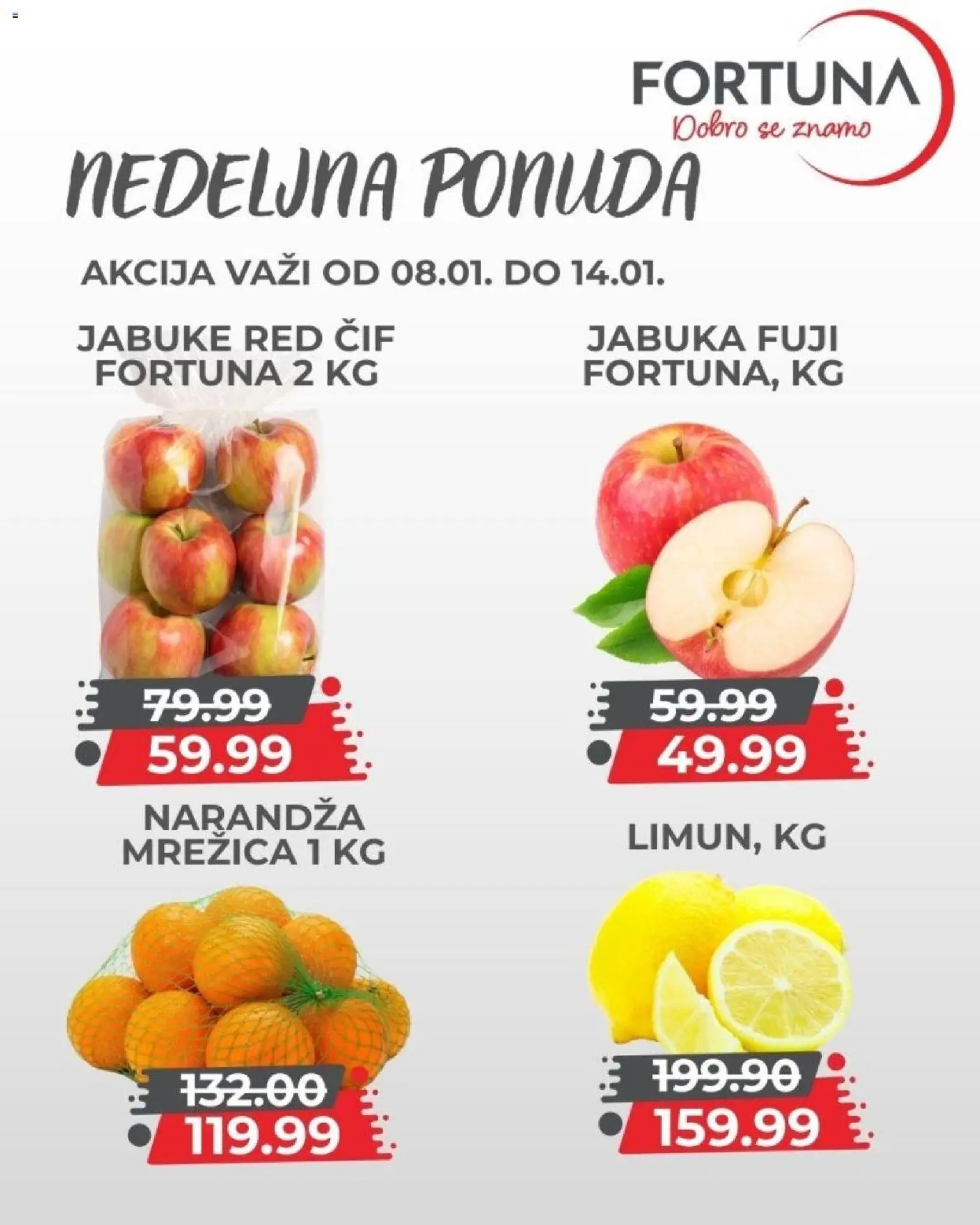 Fortuna Market katalog - važi od 08.01.2026 | Strana: 4 | Proizvode: Jabuke