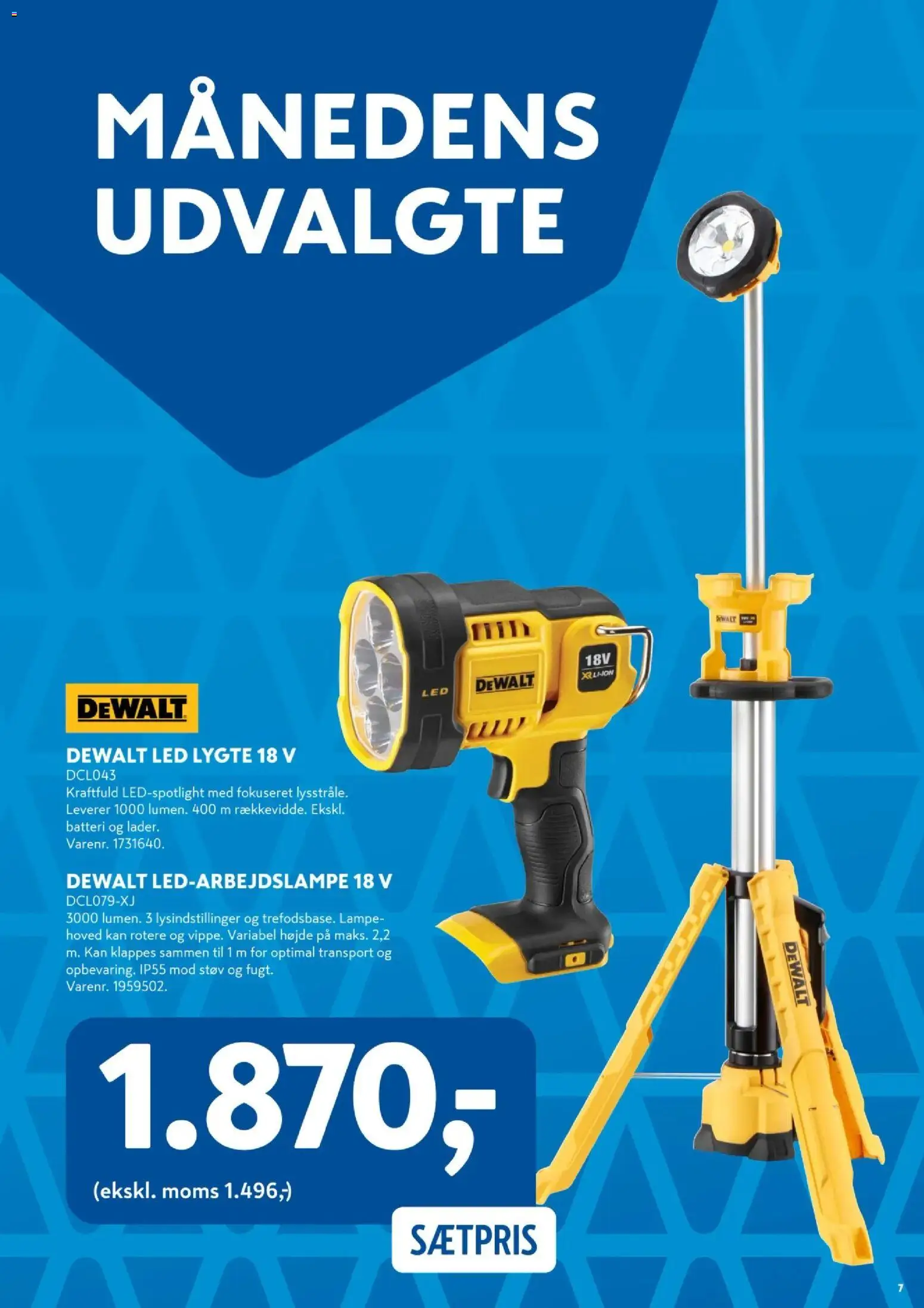 Davidsen tilbudsavis – gyldig fra 02.11.2025 | Side: 7 | Produkter: Lampe, Batteri