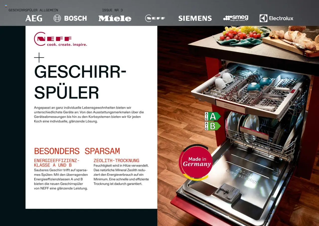 Höffner Alno – gültig ab 22.09.2025 | Seite: 142 | Produkte: Miele, Siemens, Neff, Geschirrspüler