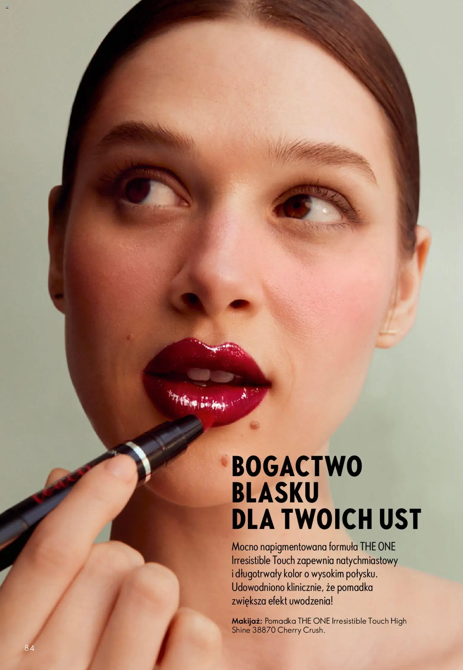 Oriflame Katalog 7 2026 od 06.05.2026 | Strona: 84 | Produkty: Pomadka, Makijaż