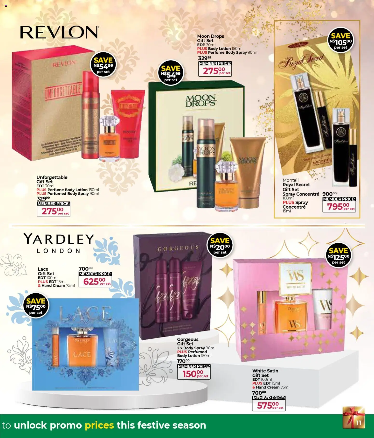 New Dis-Chem catalogue – valid from 29.10.2025 | Page: 11 | Products: Body spray, Perfume, Cream, Lotion