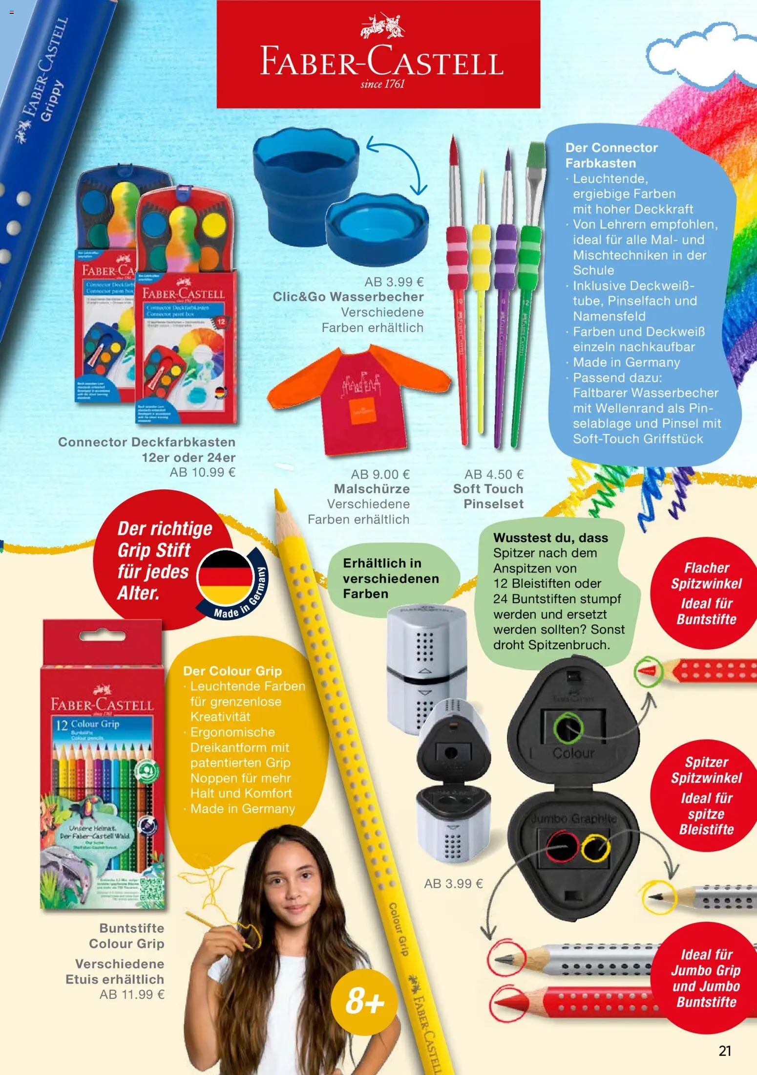Galeria Karstadt Kaufhof Prospekt Schulranzen  	 – gültig ab 02.03.2026 | Seite: 21 | Produkte: Box, Pinsel