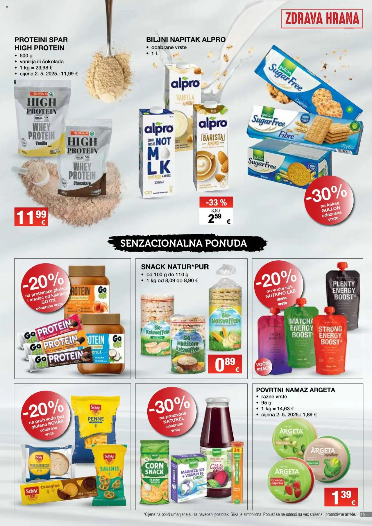 Spar katalog | vrijedi od 23.10.2025 | Stranica: 15 | Proizvodi: Čokolada, Sok, Alpro, Paprika