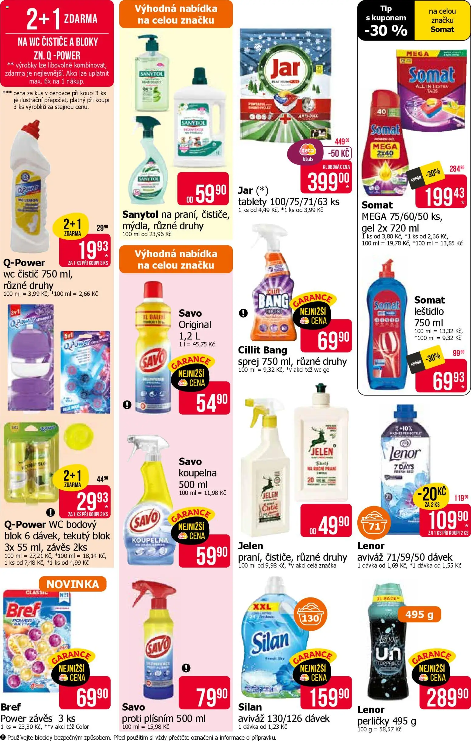 TETA Drogerie leták od 06.11.2025 | Strana: 20 | Produkty: Aviváž, Jelen, Somat, Jar