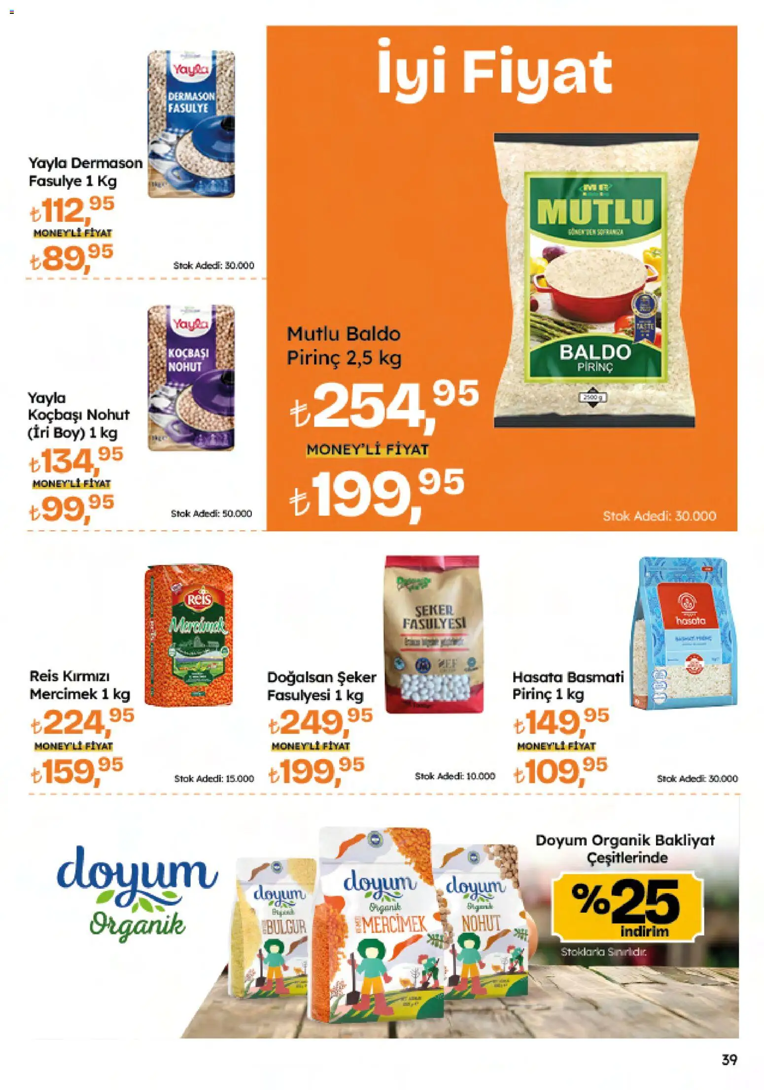 Migros Katalog - 5M Migroskop Dijital - 26.03.2026 tarihinden itibaren geçerlidir | Sayfa: 39 | Ürünler: Fasulye, Ravioli, Pirinç, Şeker