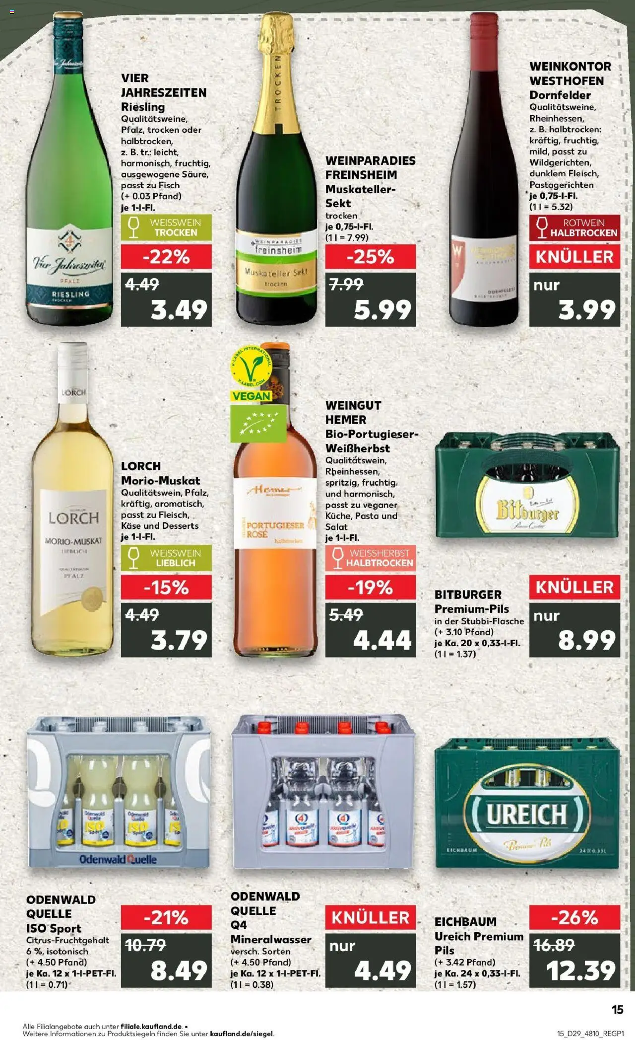 Kaufland prospekt Worms	 - gültig ab dem 21.07.2025 | Seite: 28 | Produkte: Bitburger, Rotwein, Pils, Fisch