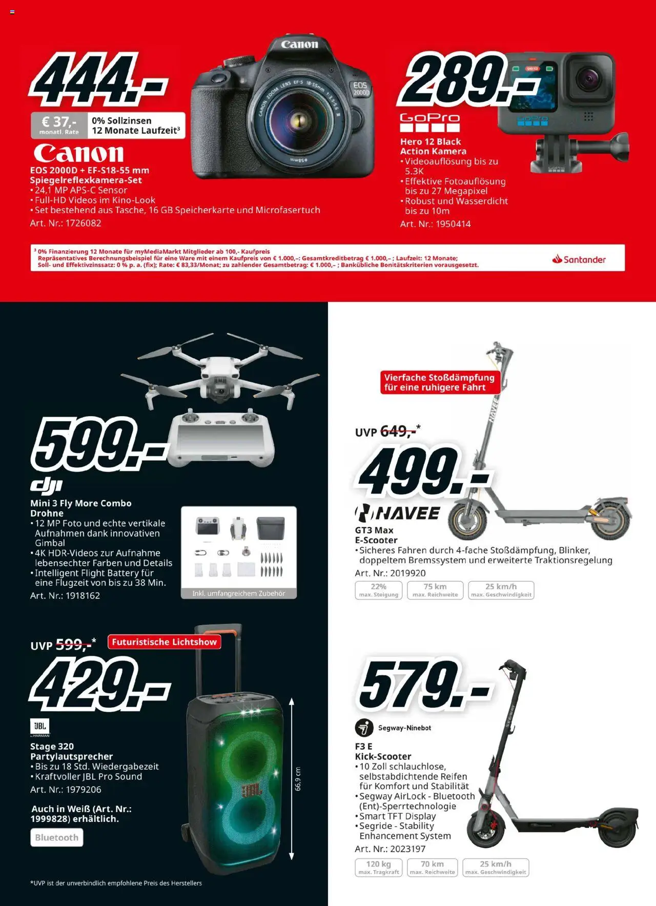 Media Markt Angebote gültig ab 24.08.2025 | Seite: 15 | Produkte: Kamera, Speicherkarte