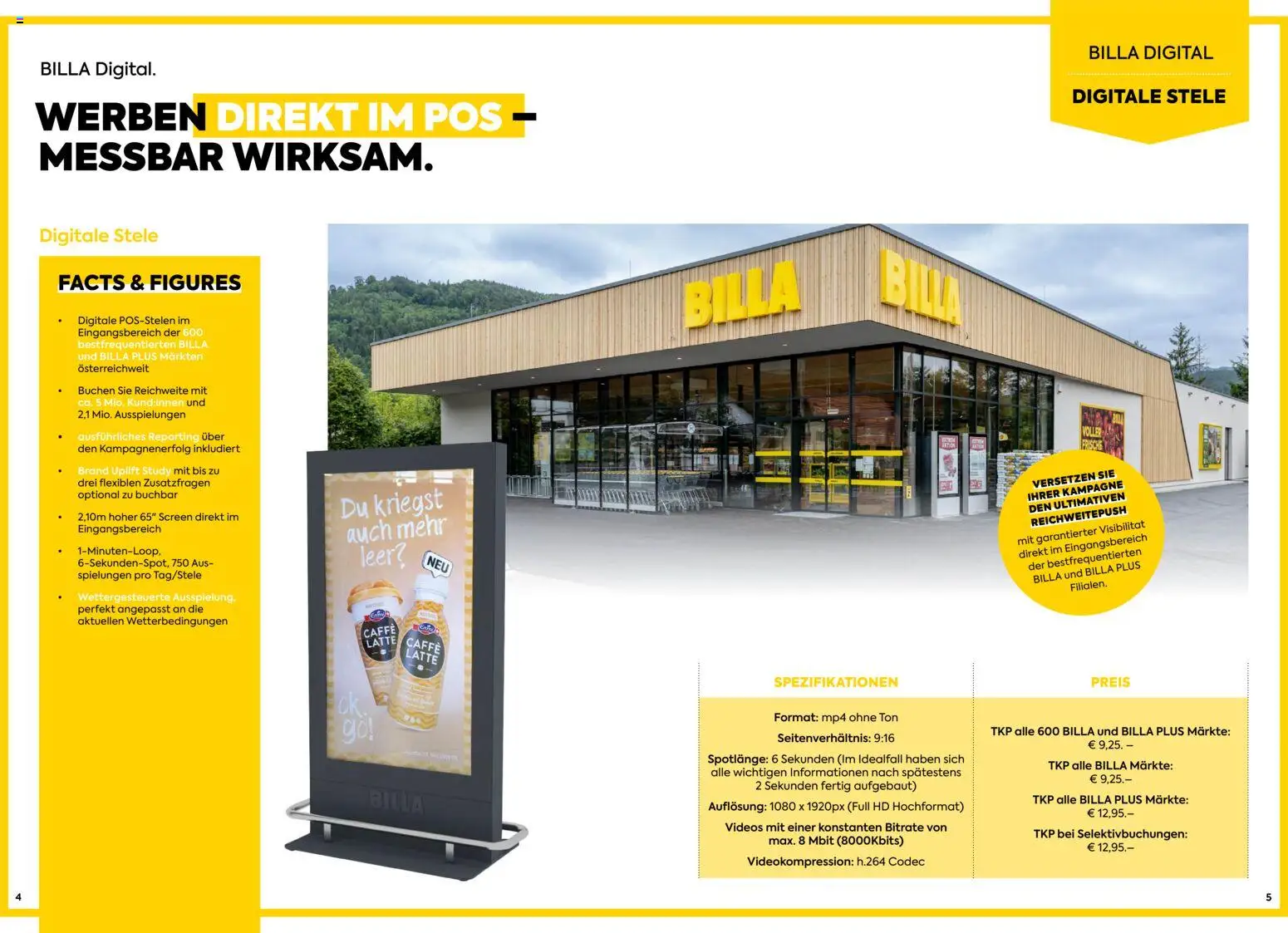 Billa - Mediadaten 2026 gültig ab 15.01.2026 | Seite: 3 | Produkte: MP4