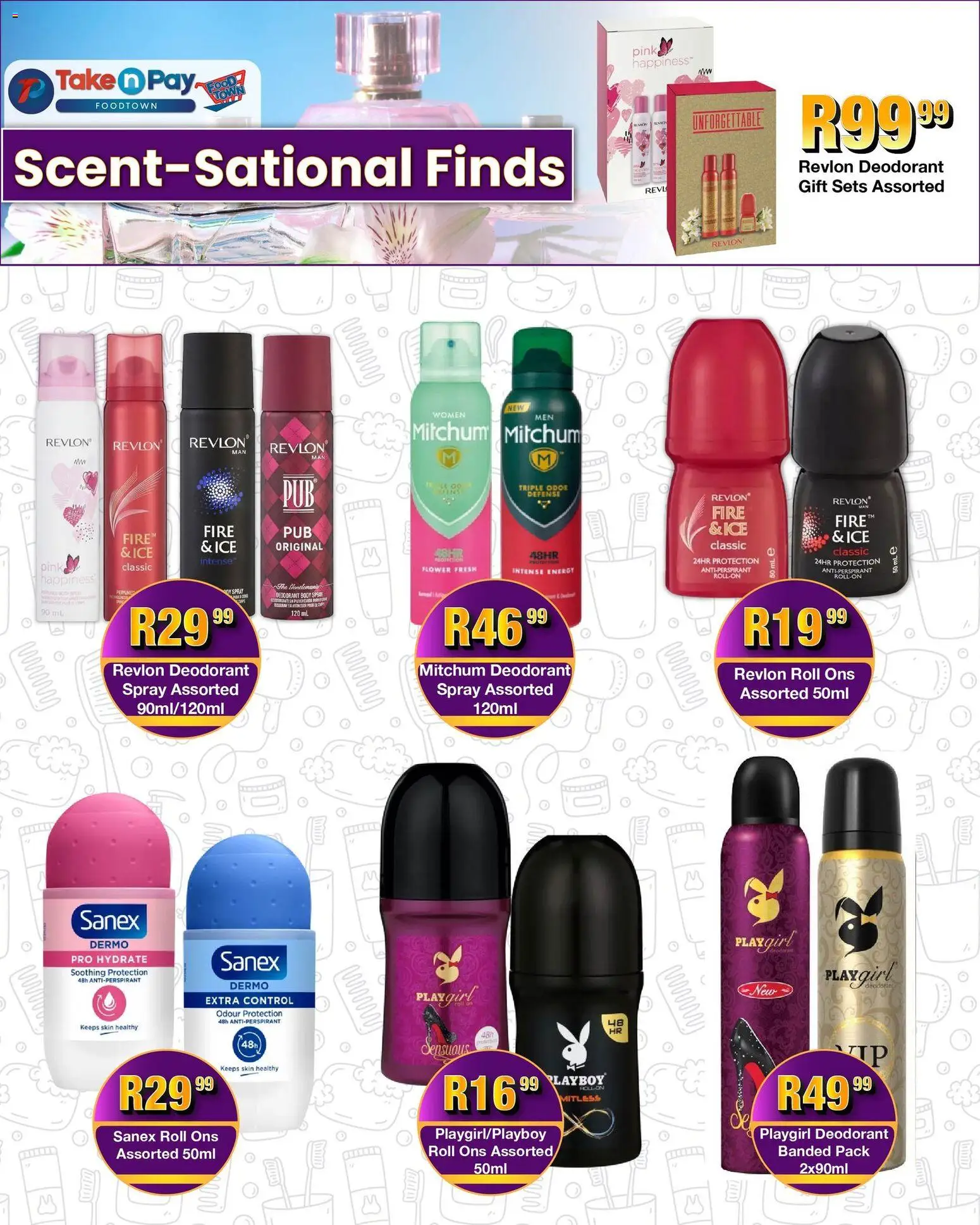New Take n Pay catalogue – valid from 19.01.2026 | Page: 16 | Products: Body spray, Deodorant, Antiperspirant