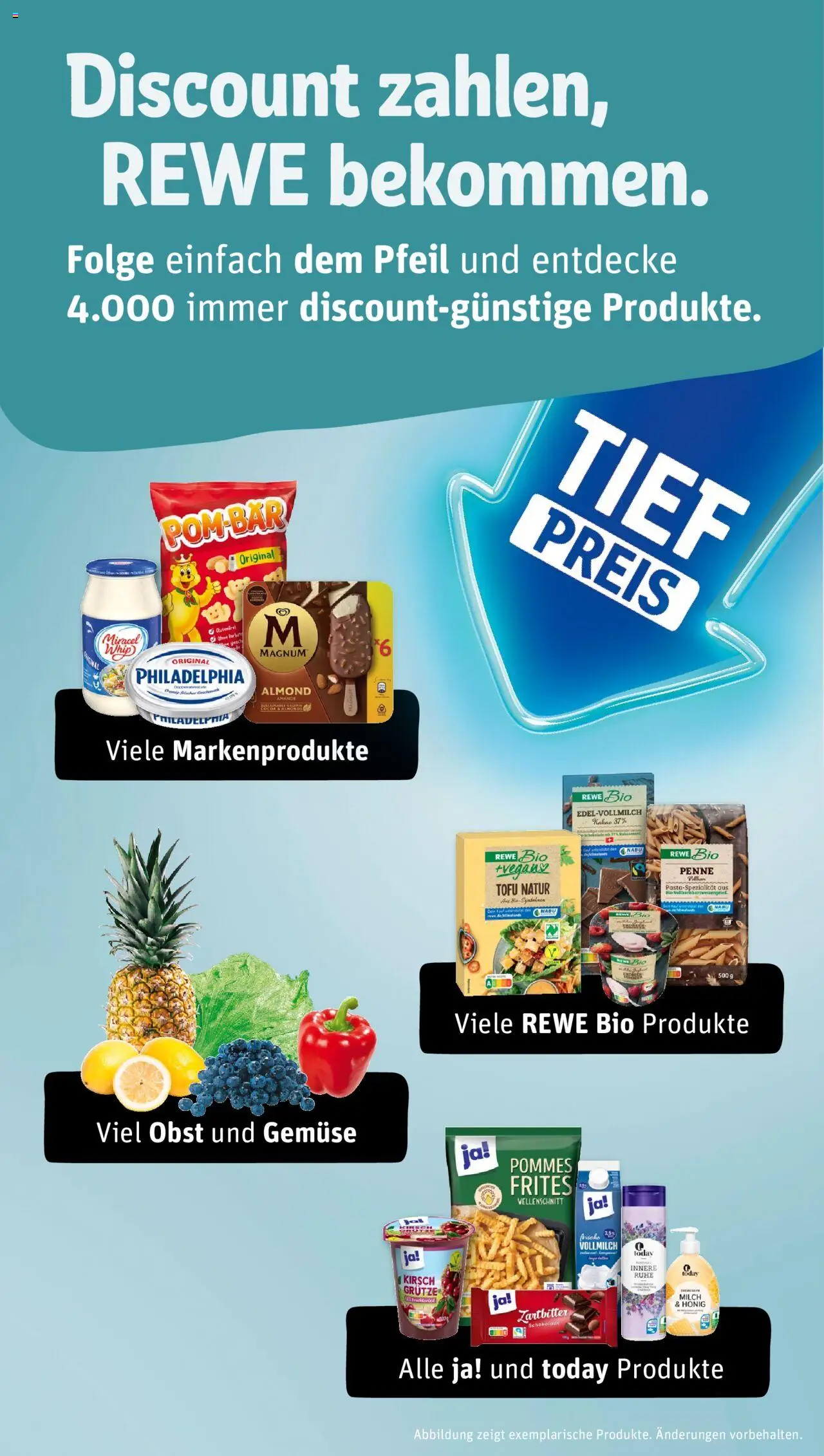 Rewe Prospekt 	 - gültig ab dem 25.08.2025 | Seite: 18 | Produkte: Pommes, Dressing, Duschgel, Obst